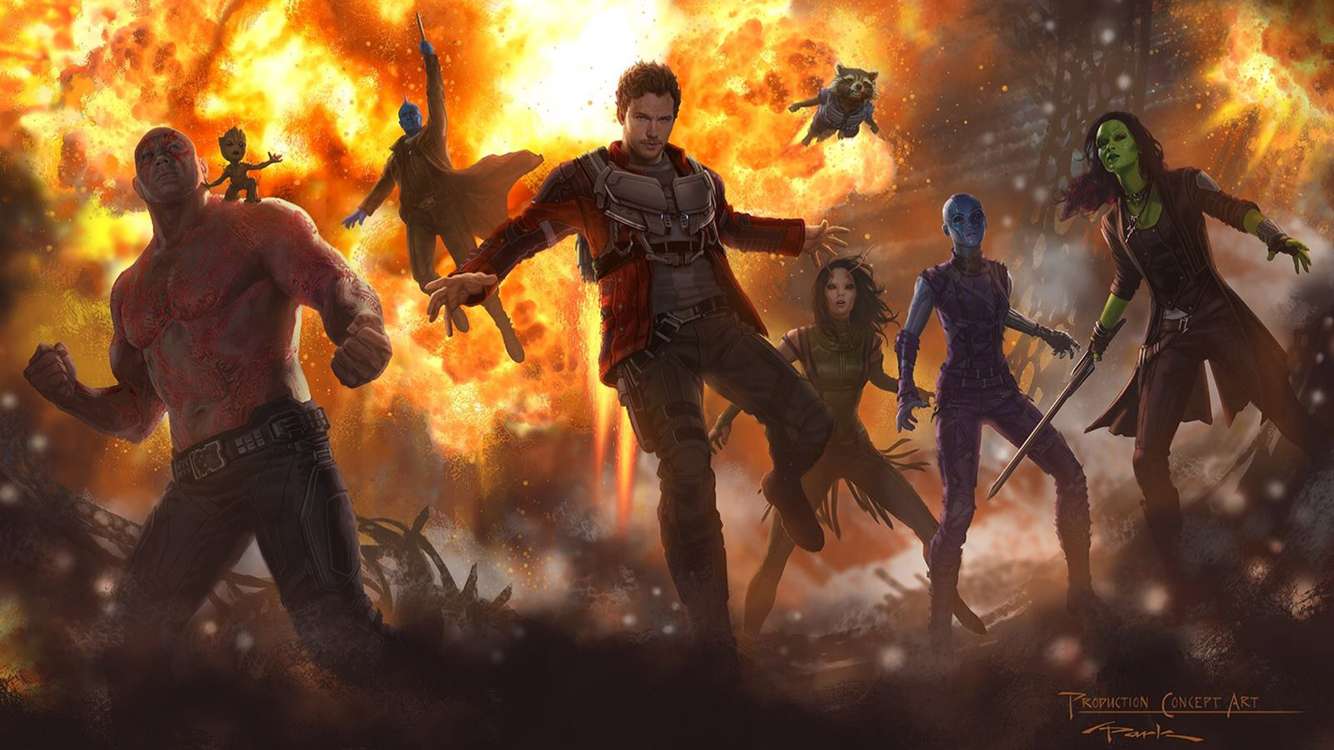 Guardians Of The Galaxy Vol 2 Artwork Wallpapers