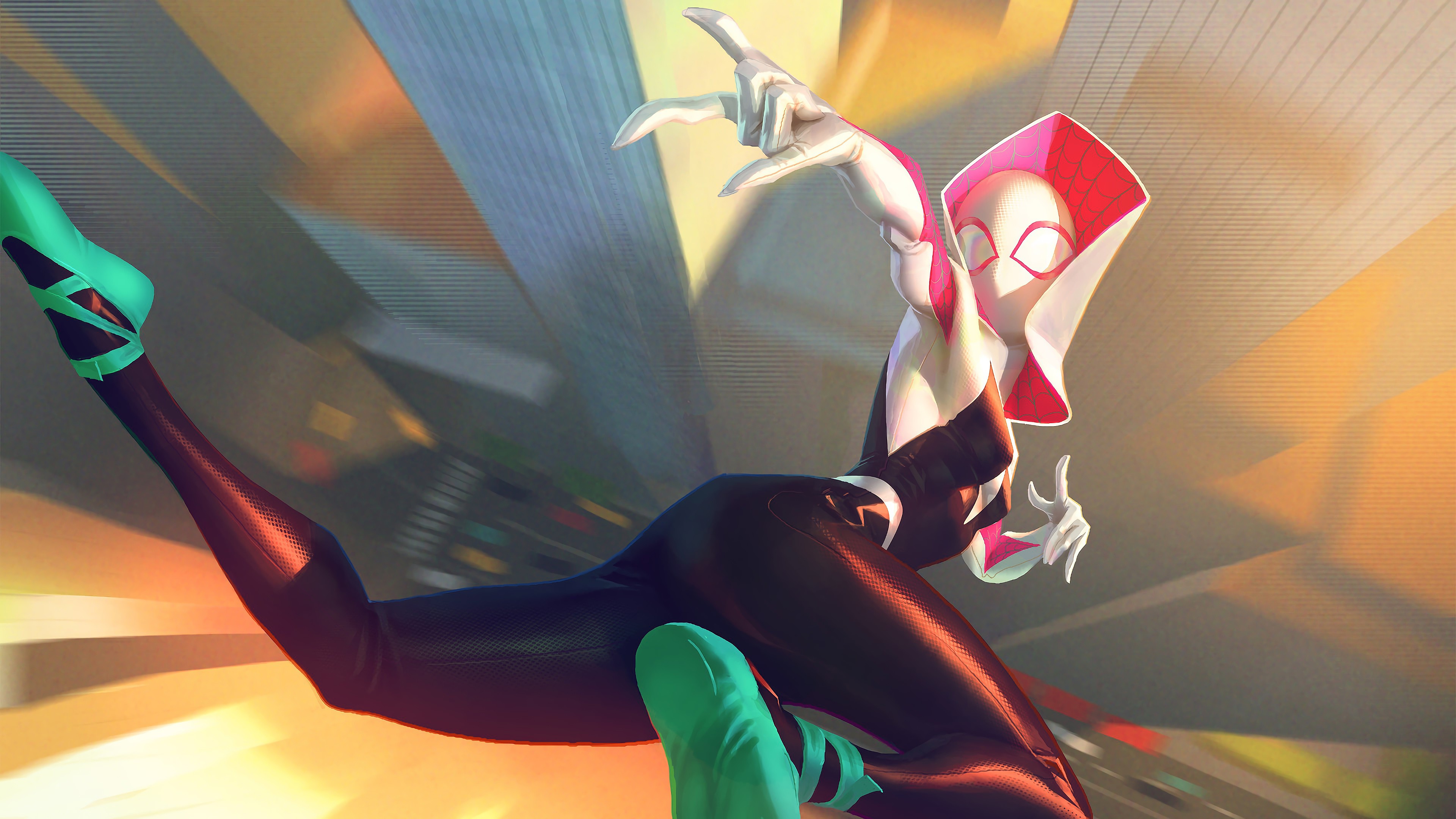 Gwen Stacy In Spider-Man Across The Spider-Verse Wallpapers