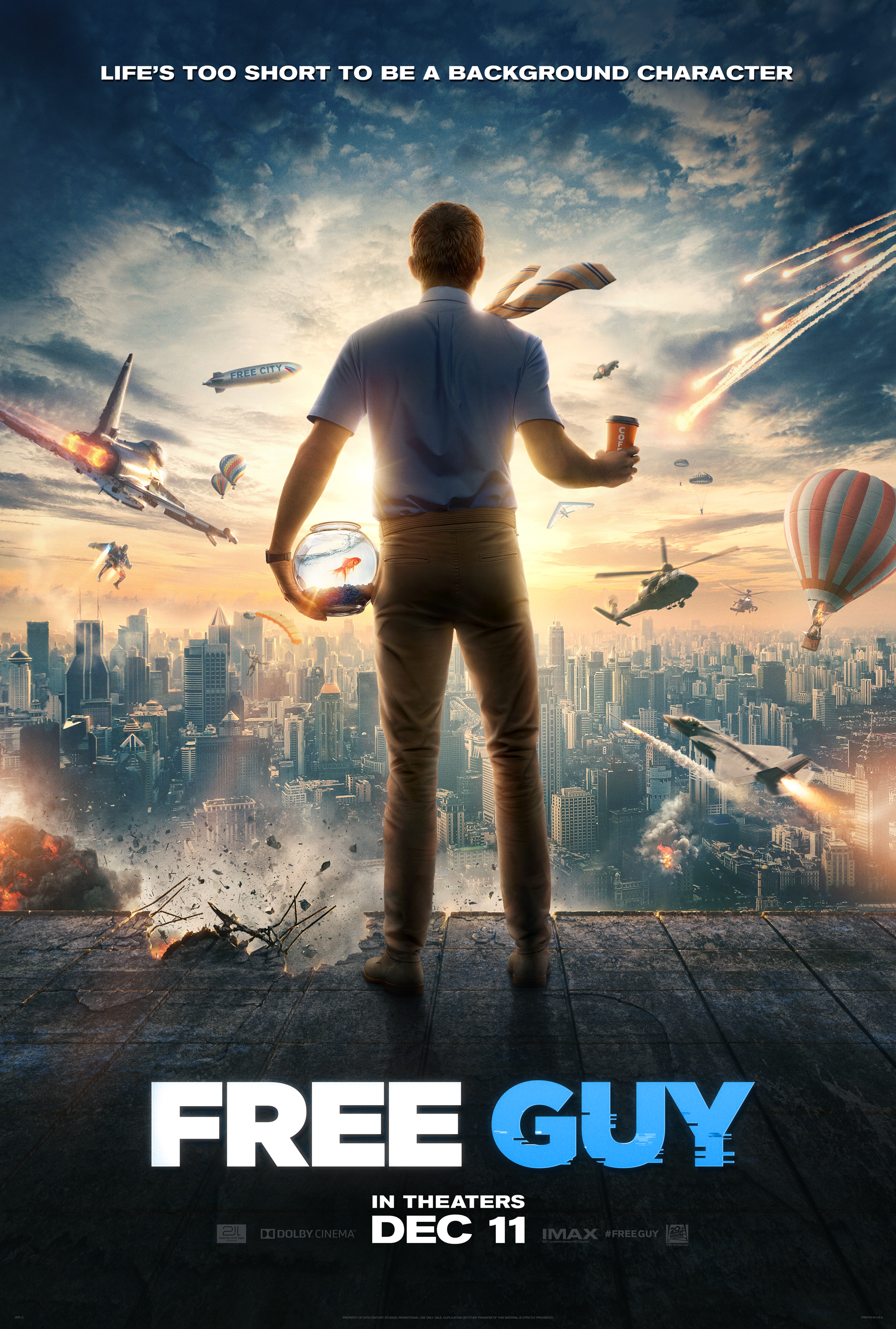 Hd Free Guy 2021 Movie Wallpapers