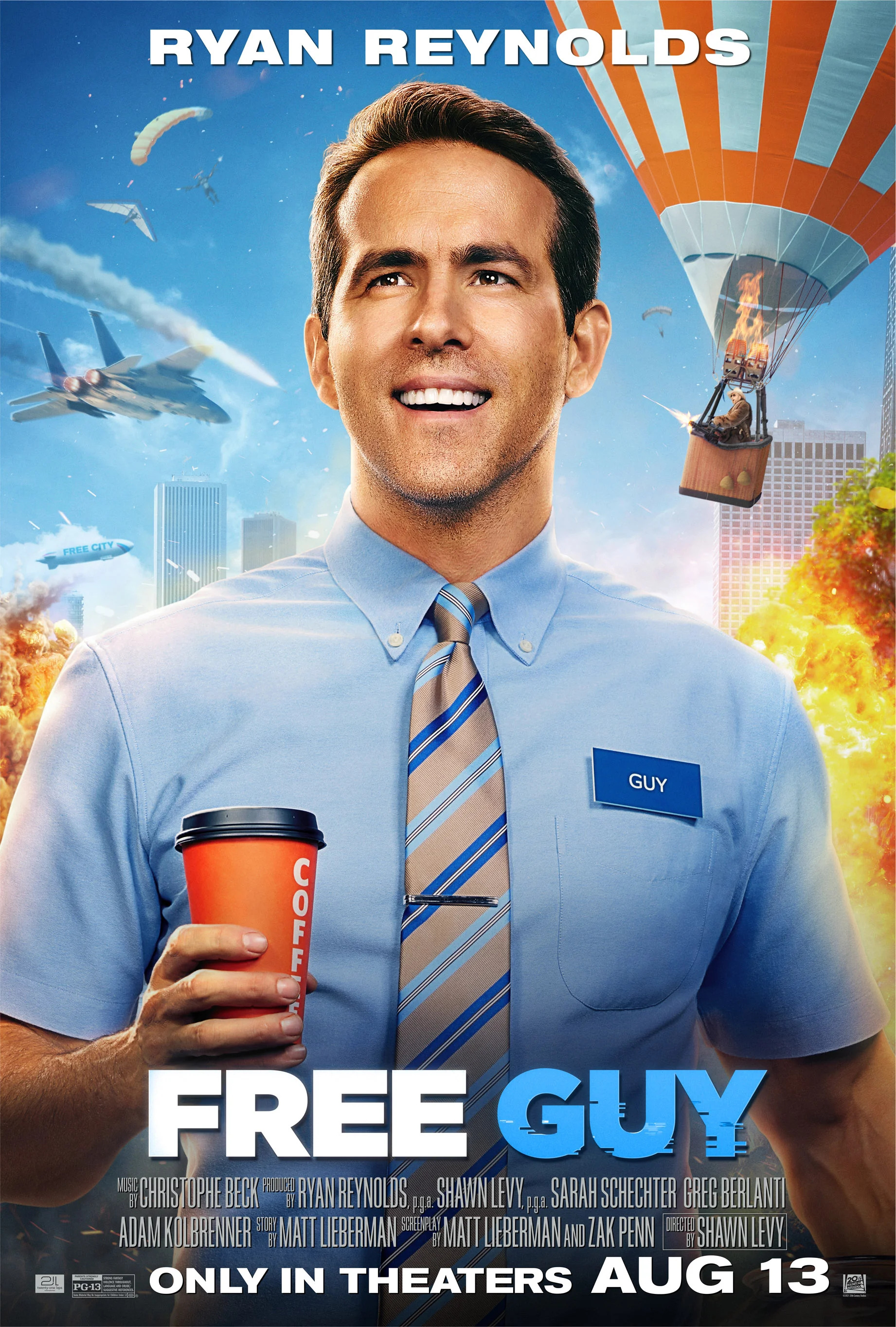 Hd Free Guy 2021 Movie Wallpapers