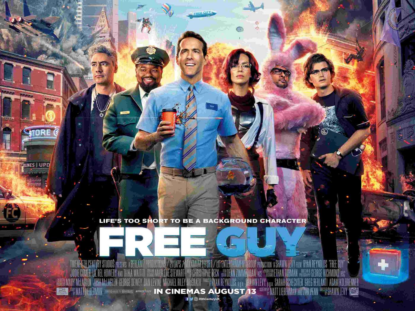 Hd Free Guy 2021 Movie Wallpapers