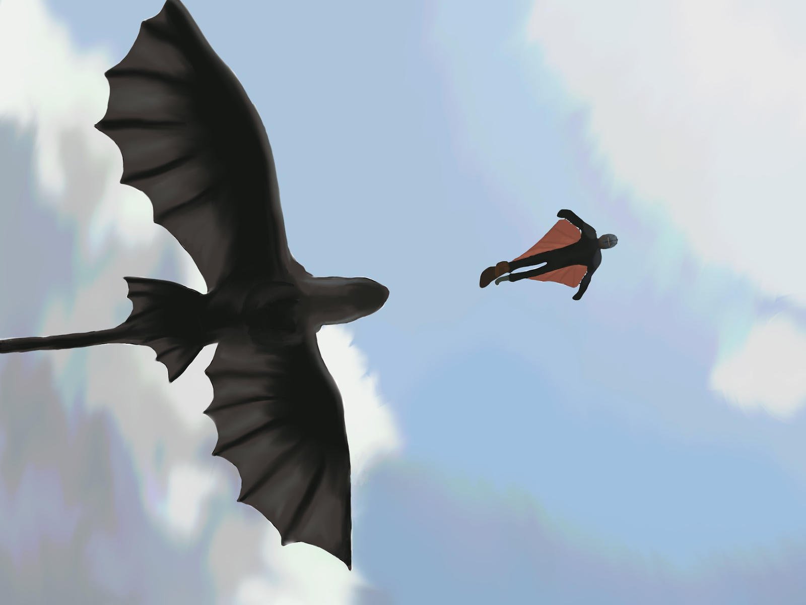 Hiccup And Toothless Flying Wallpapers