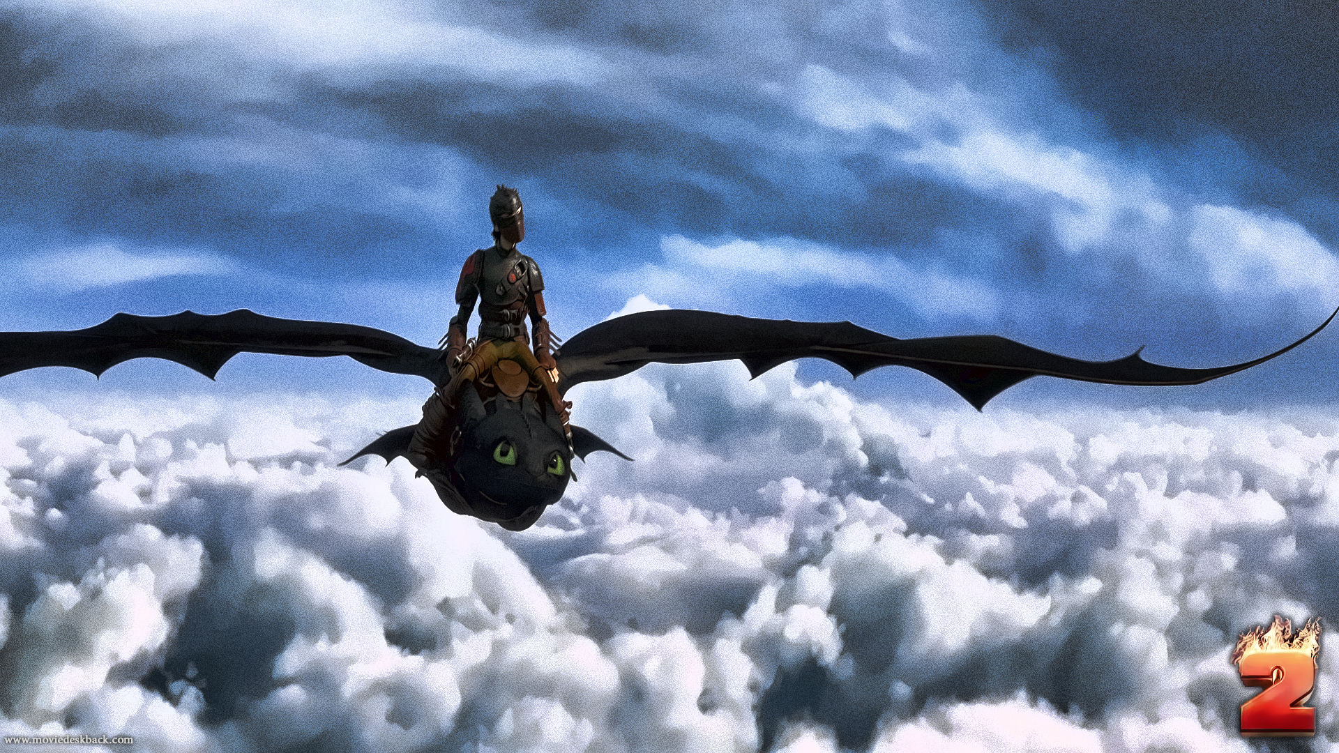 Hiccup And Toothless Flying Wallpapers