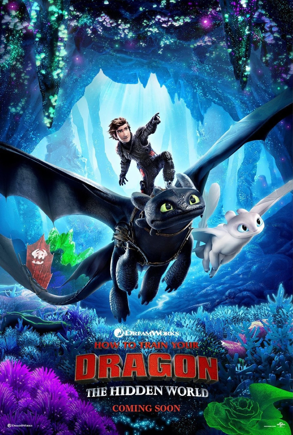 How To Train Your Dragon The Hidden World 2019 Movie Poster Wallpapers