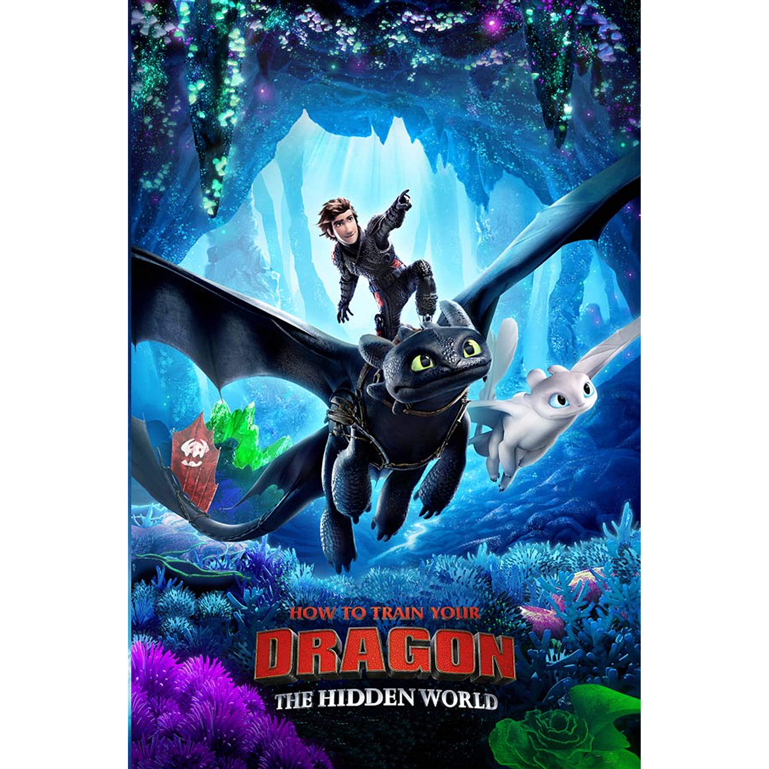 How To Train Your Dragon The Hidden World 2019 Movie Poster Wallpapers