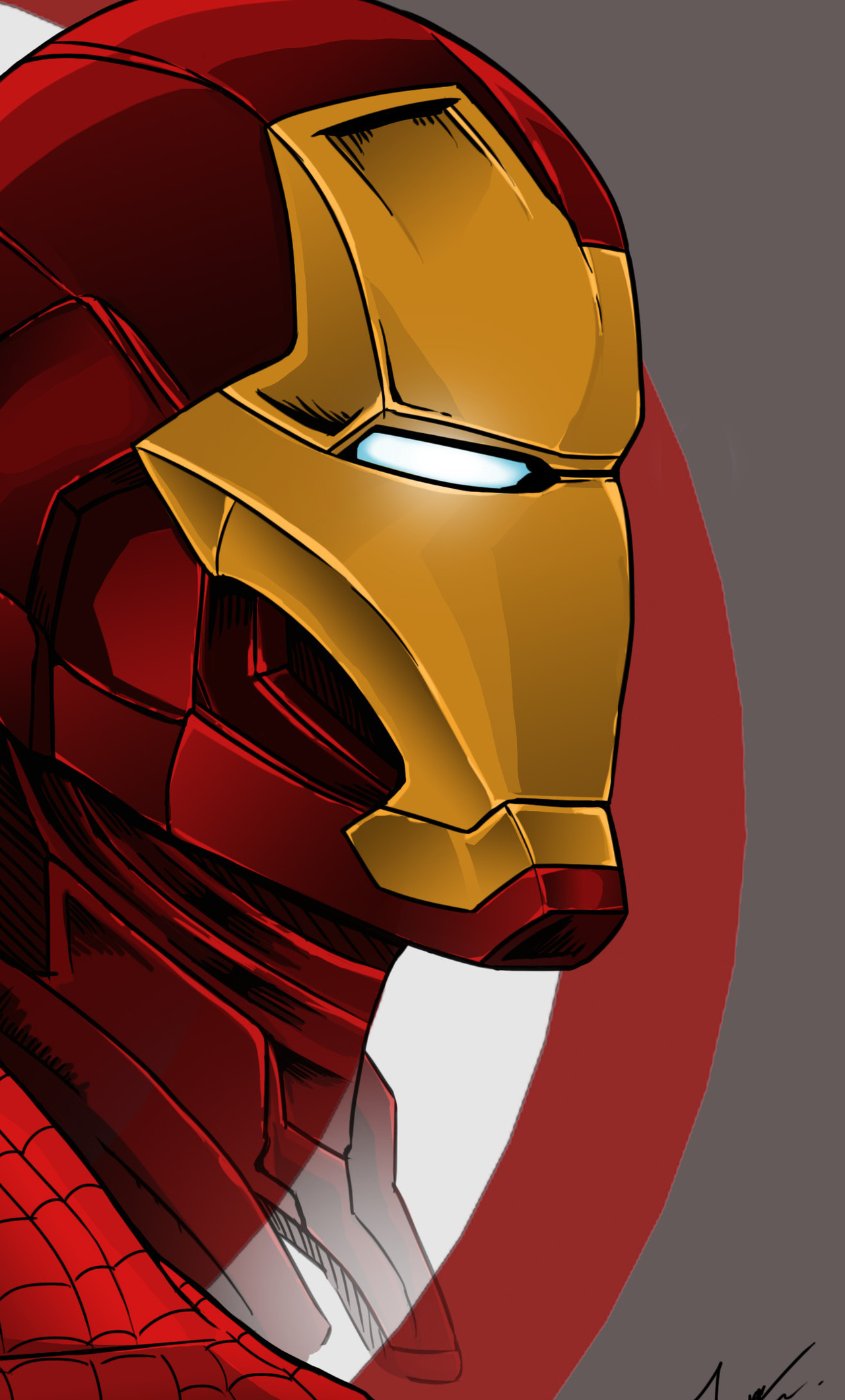 Iron Man And Spiderman Artwork Wallpapers