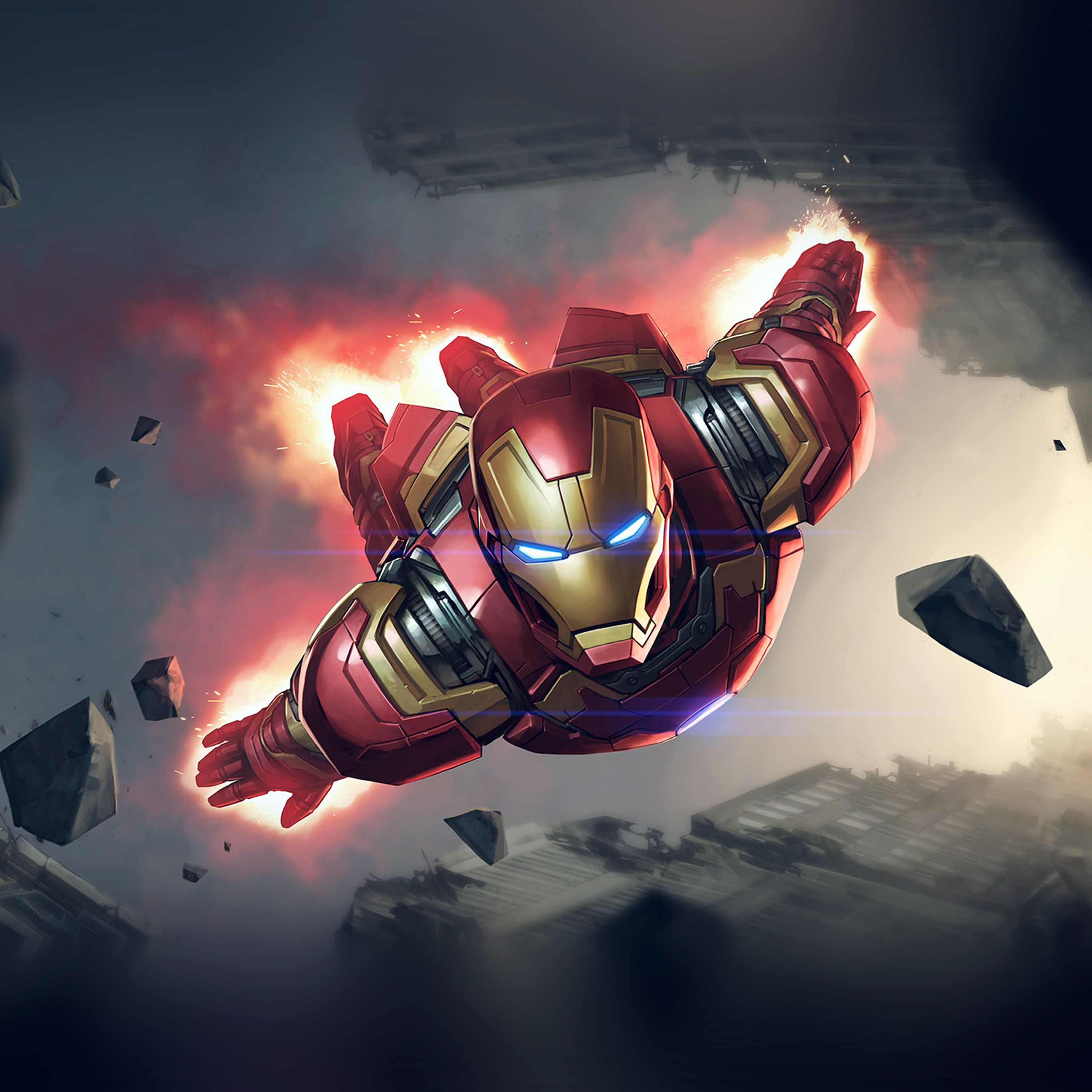 Ironman Gradient Poster Avengers Infinity War 2018 Wallpapers