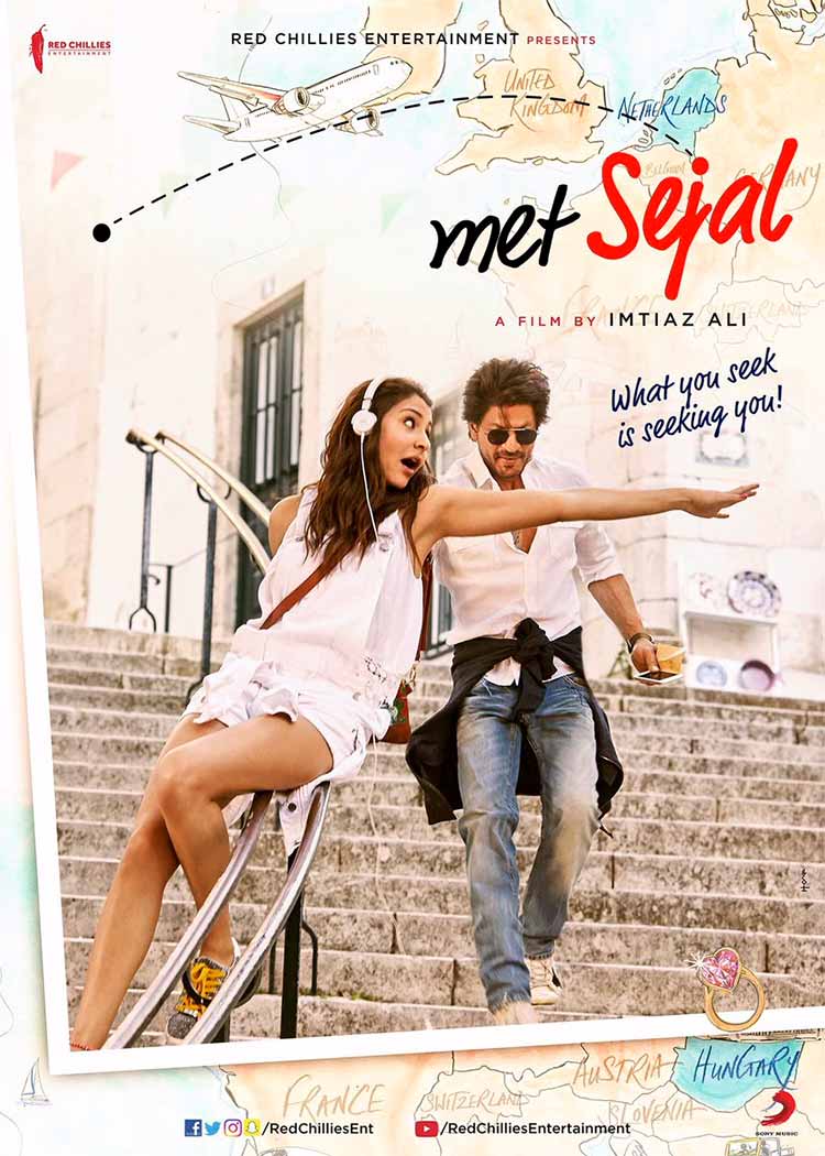 Jab Harry Met Sejal Anushka And Shahrukh Khan Romance Wallpapers