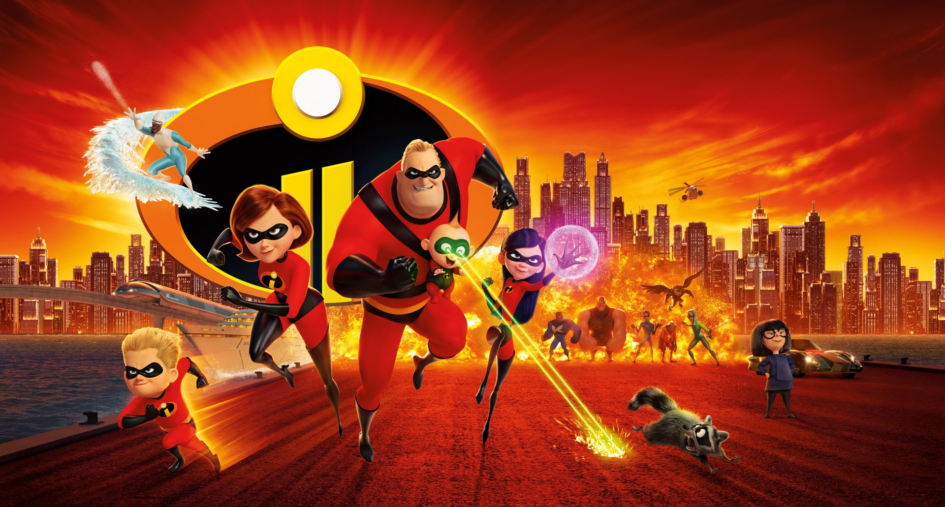 Jack Jack Parr And Elastigirl The Incredibles 2 Wallpapers