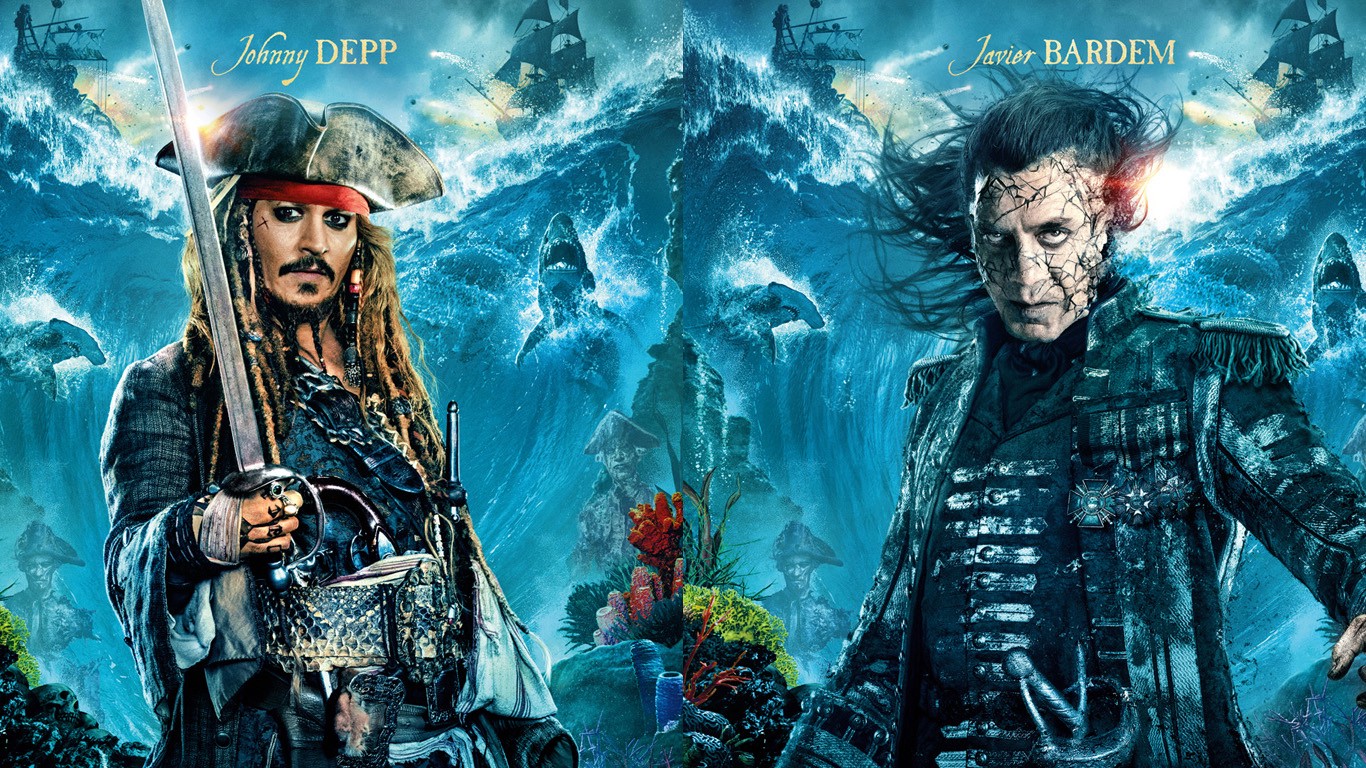 Jack Sparrow In Pirates Of The Caribbean Dead Men Tell No Tales Wallpapers