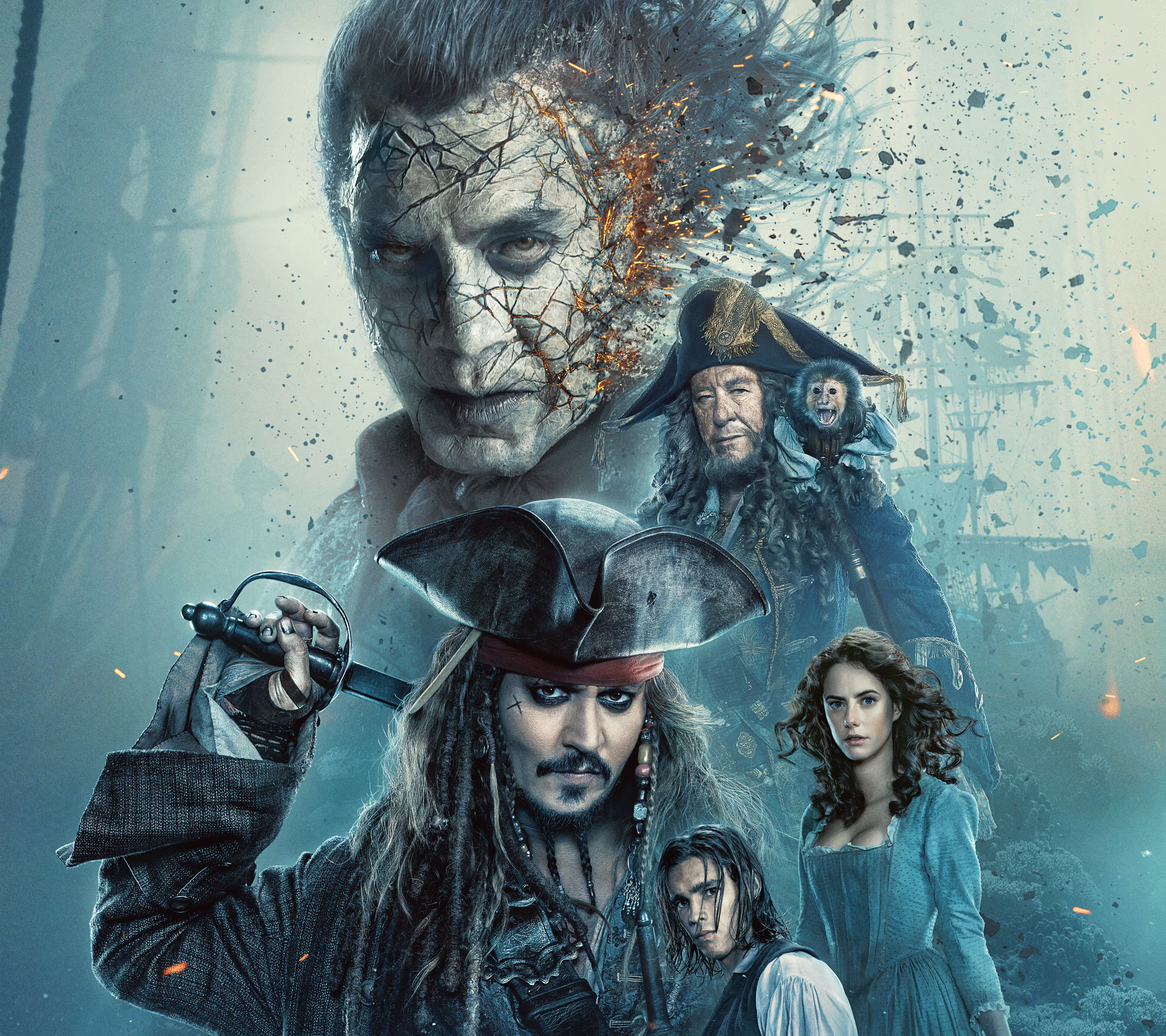 Jack Sparrow Pirates Of The Caribbean Dead Men Tell No Tales Still Wallpapers