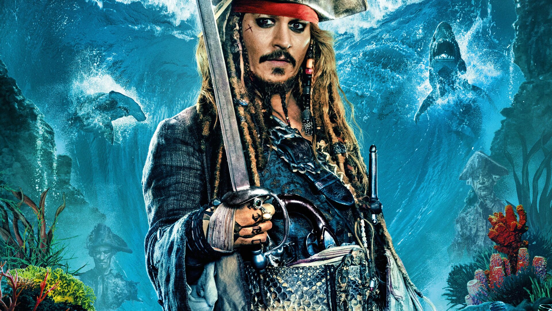 Jack Sparrow Pirates Of The Caribbean Dead Men Tell No Tales Still Wallpapers