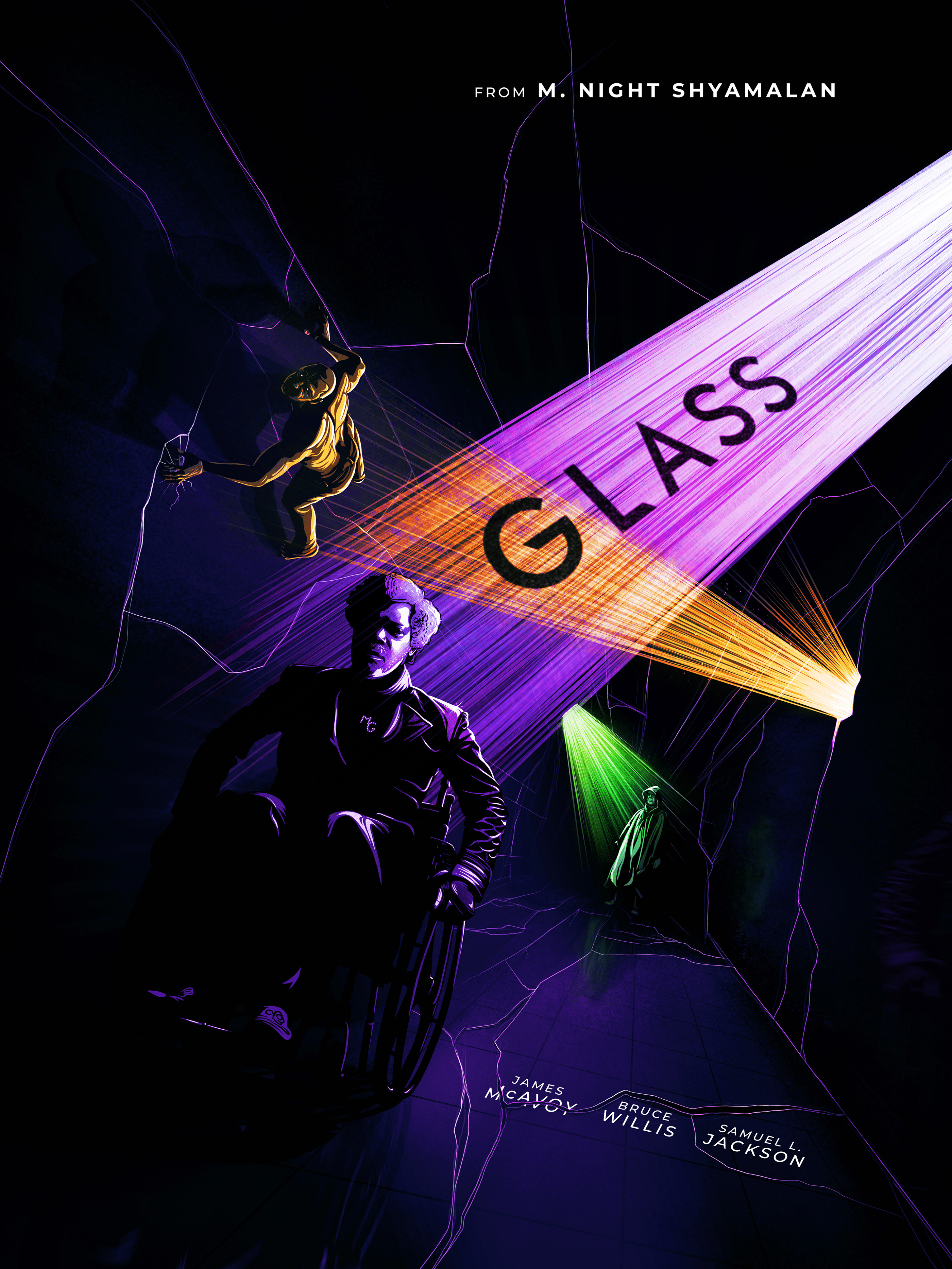 James Mcavoy In Glass 2019 Movie Wallpapers