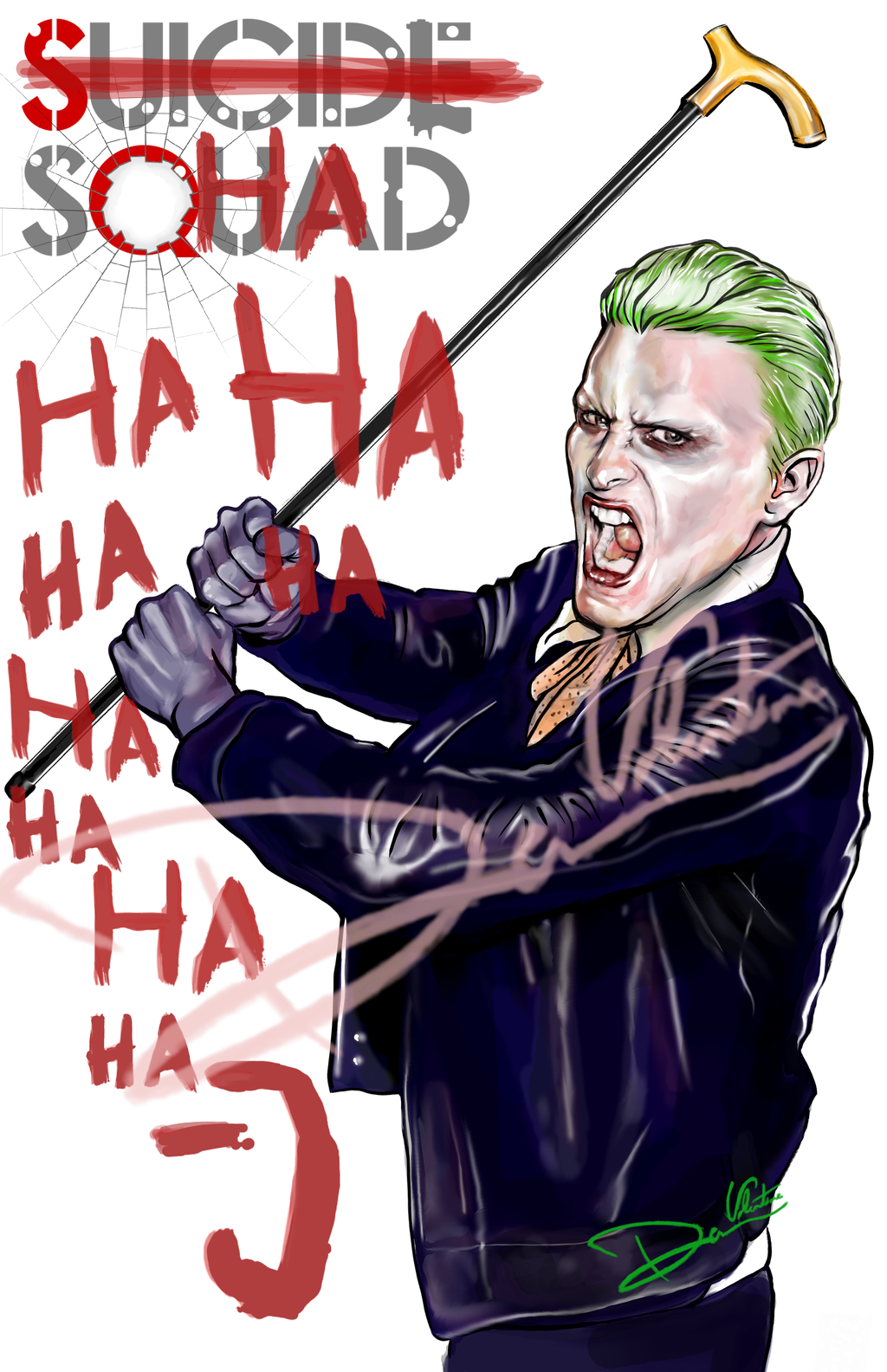 Jared Leto Joker Fanart Wallpapers