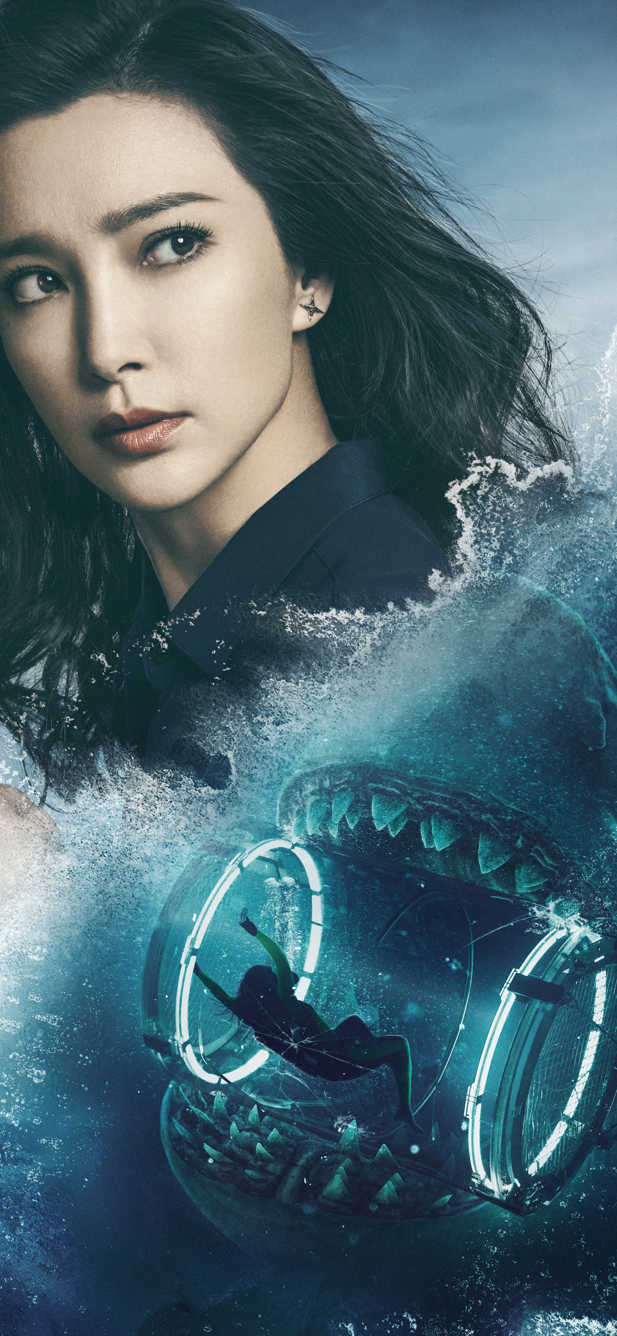 Jason Statham And Li Bingbing The Meg 2018 Movie Wallpapers