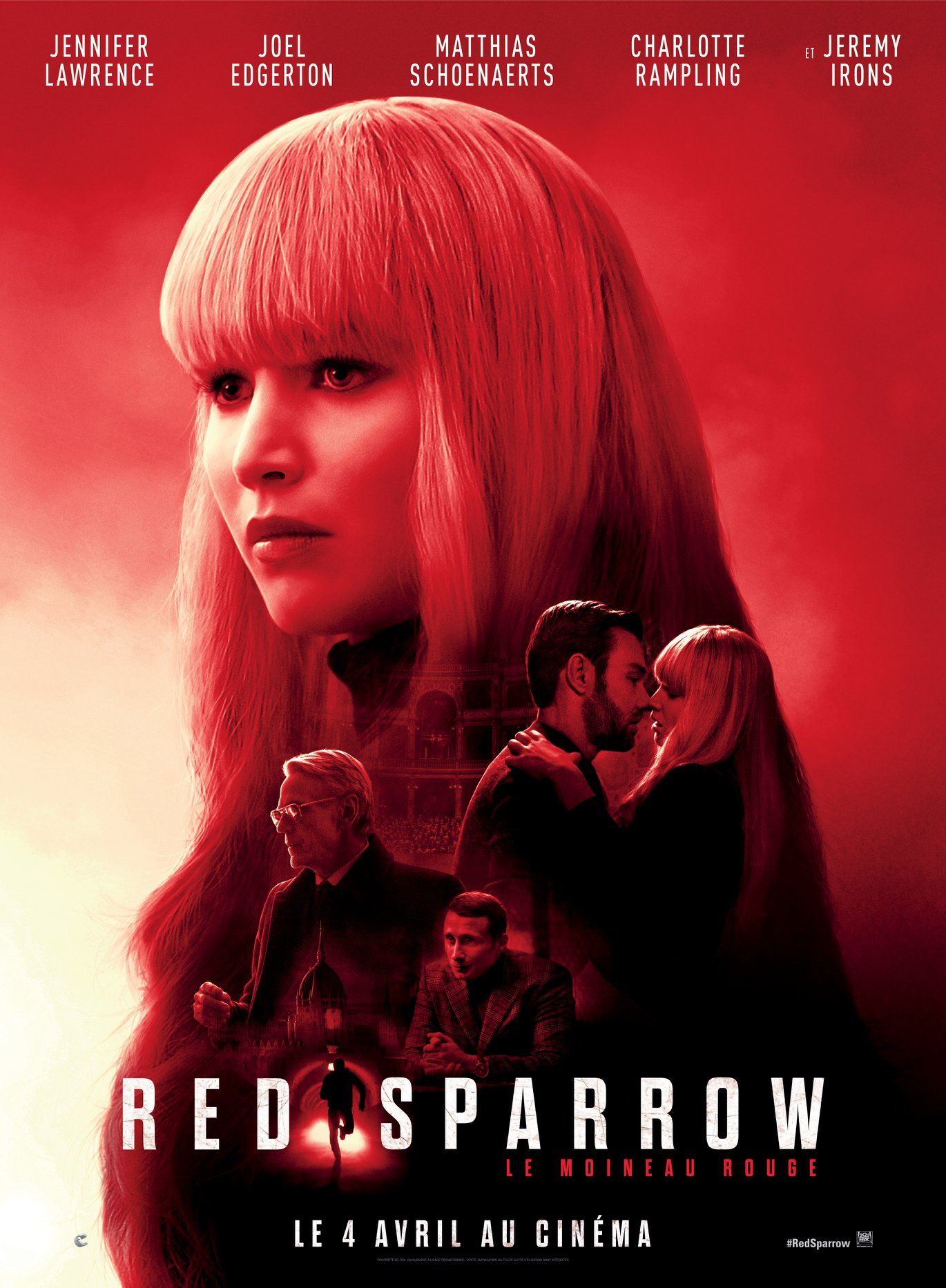 Jennifer Lawrence Red Sparrow Still Wallpapers