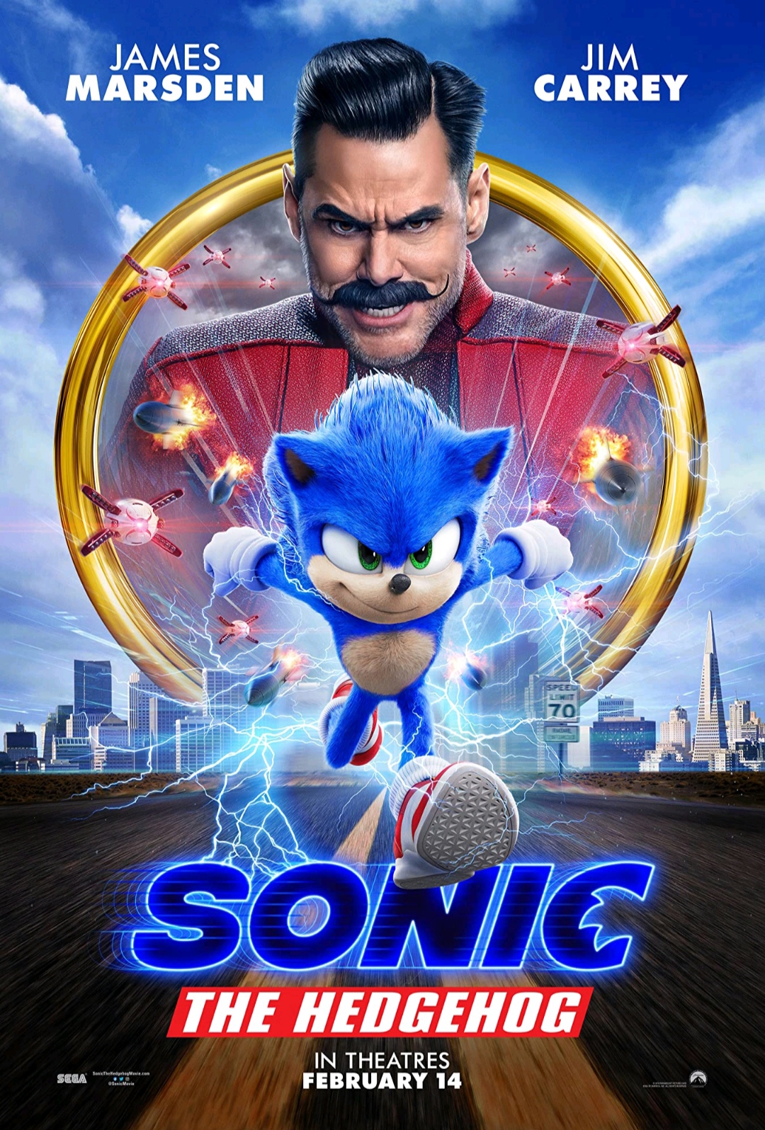 Jim Carrey In Sonic The Hedgehog Movie Wallpapers