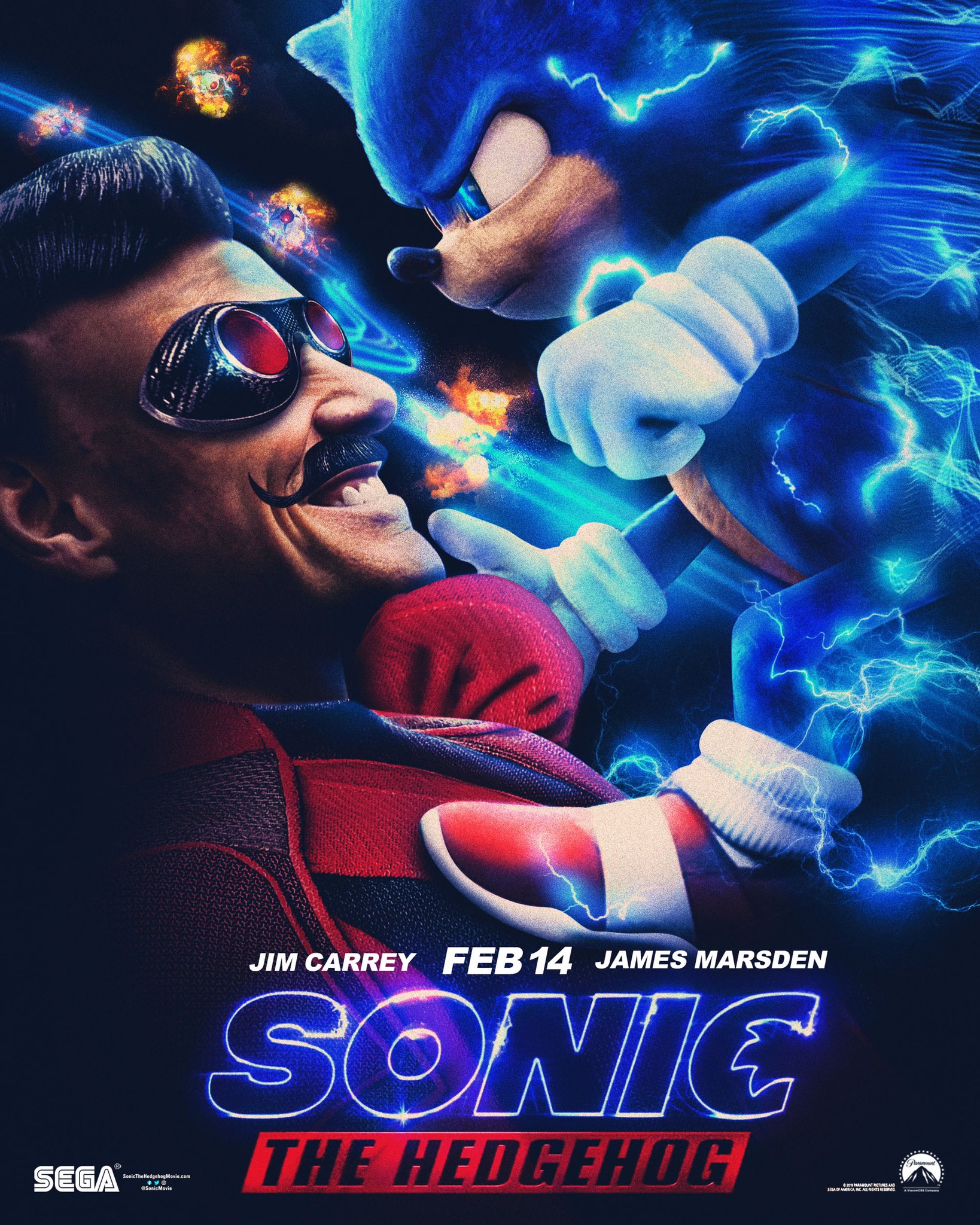 Jim Carrey In Sonic The Hedgehog Movie Wallpapers