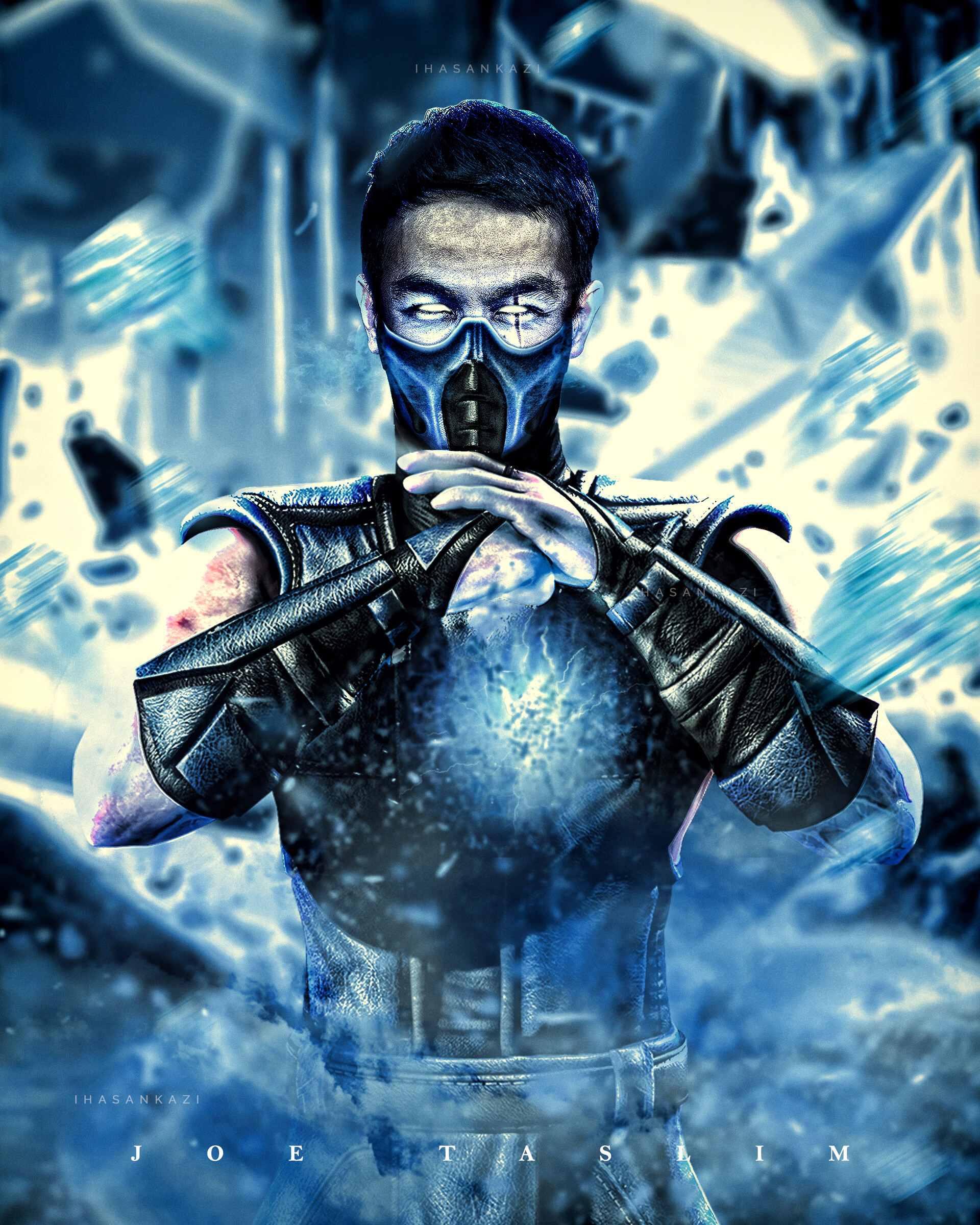 Joe Taslim As Sub Zero Mortal Kombat Movieart Wallpapers