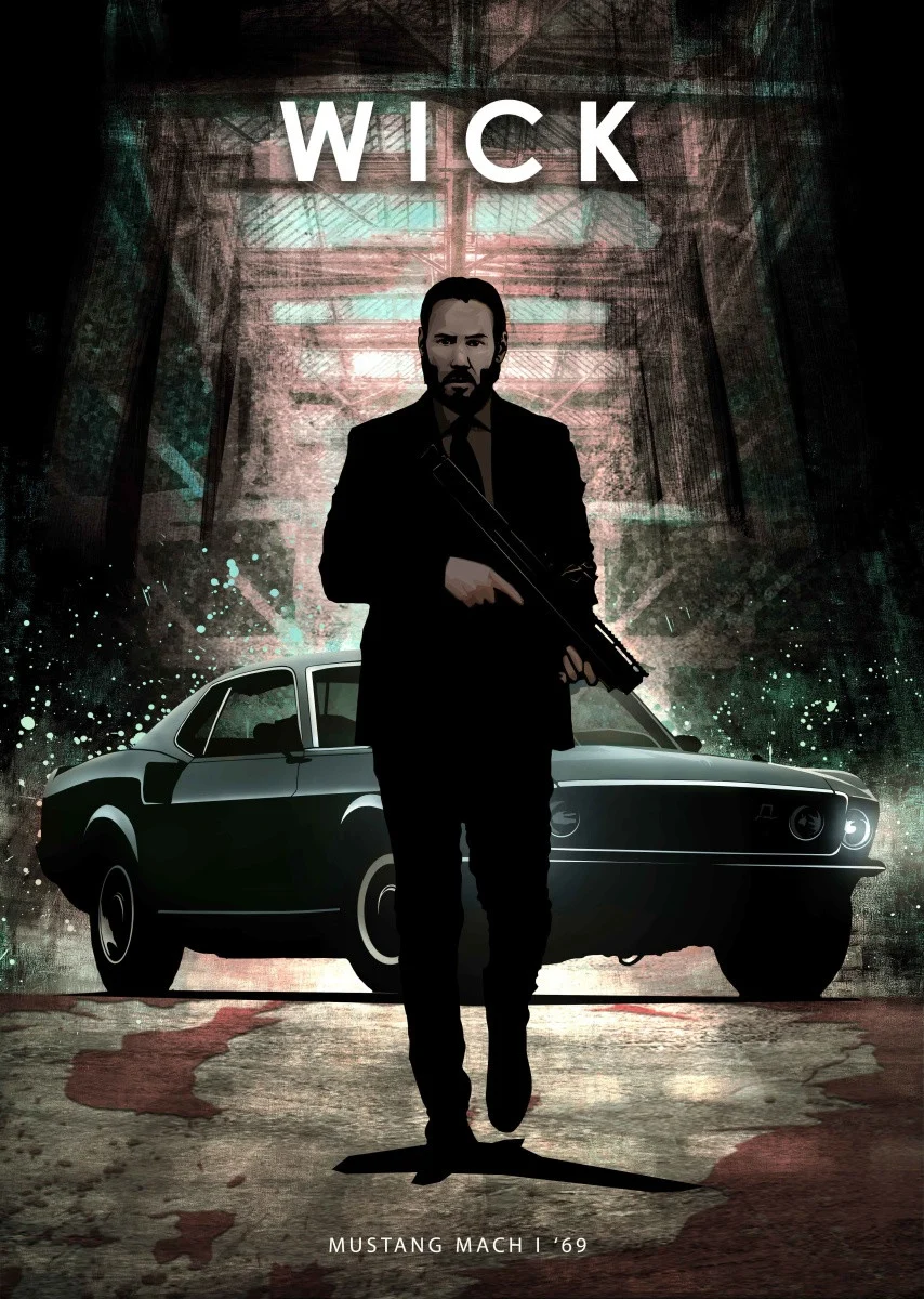 John Wick Mustang Wallpapers