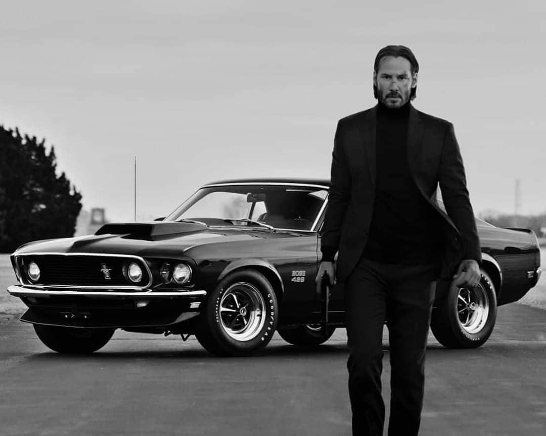 John Wick With Mustang Wallpapers