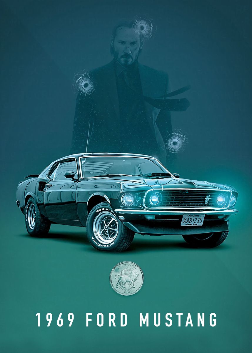 John Wick With Mustang Wallpapers