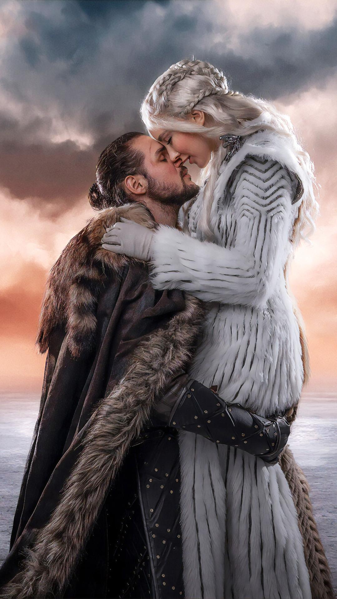 Jon Snow And Daenerys Targaryen Meet Wallpapers