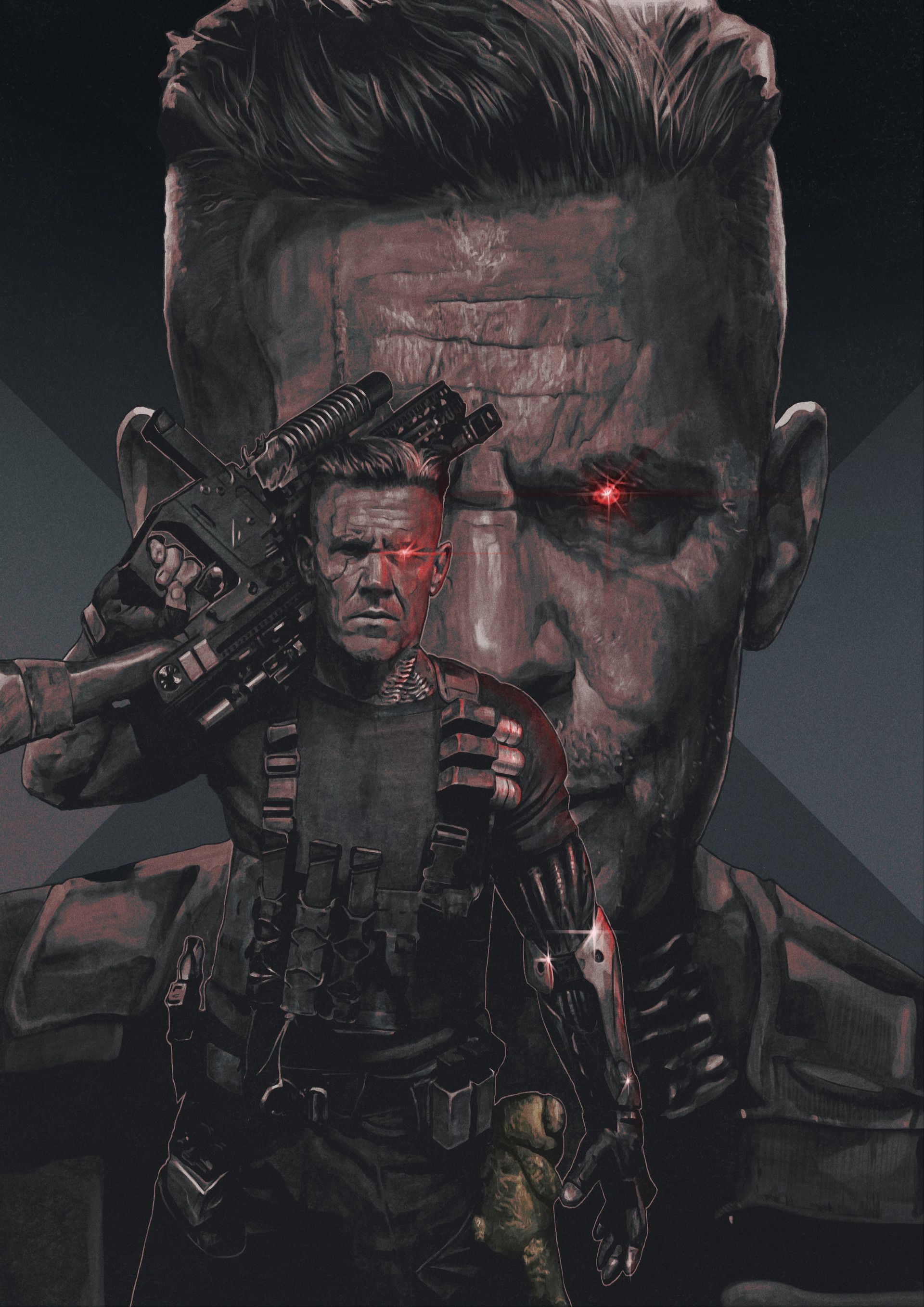 Josh Brolin As Cable From Deadpool 2 Wallpapers