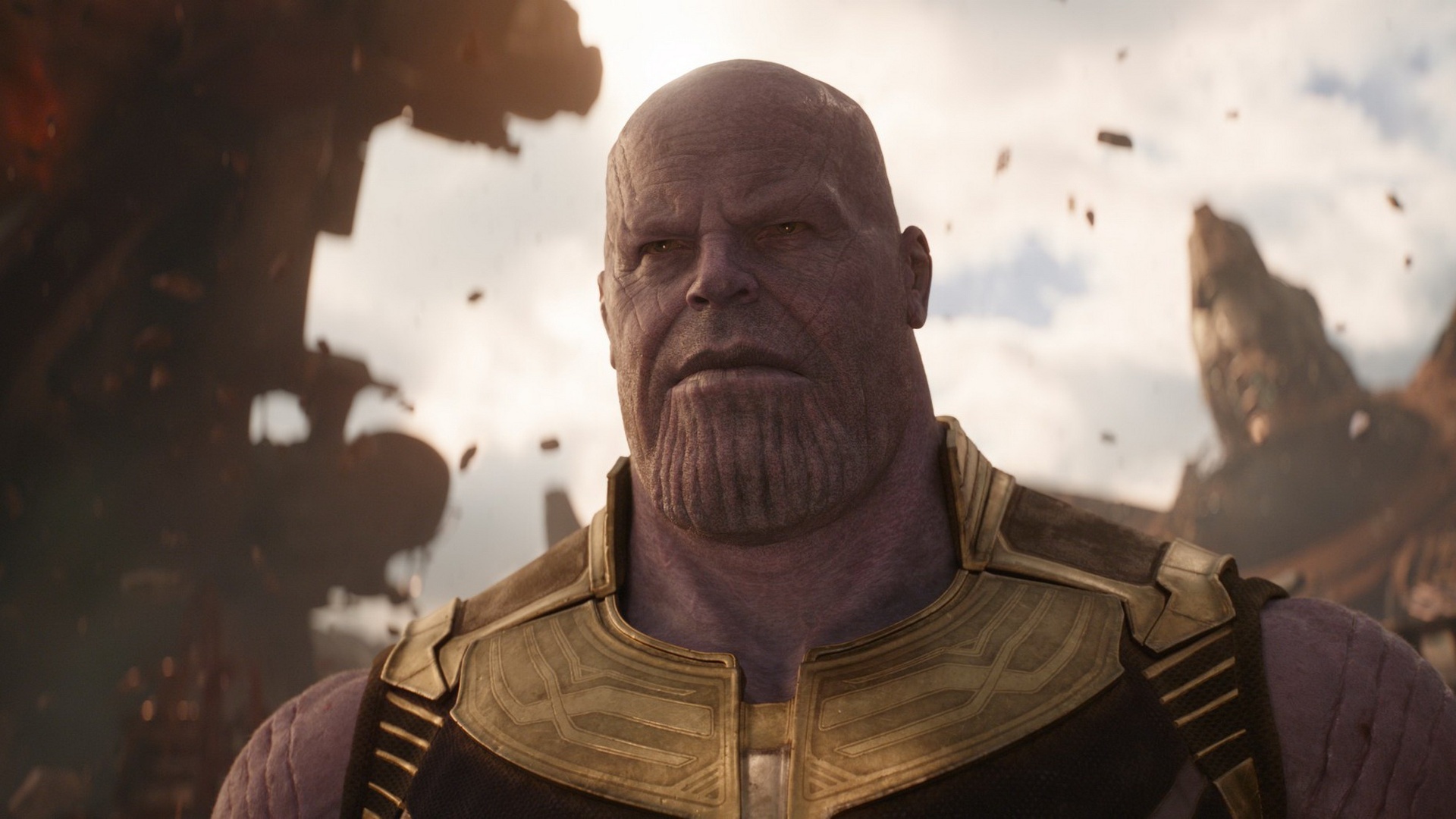 Josh Brolin As Thanos In Infinity War Wallpapers