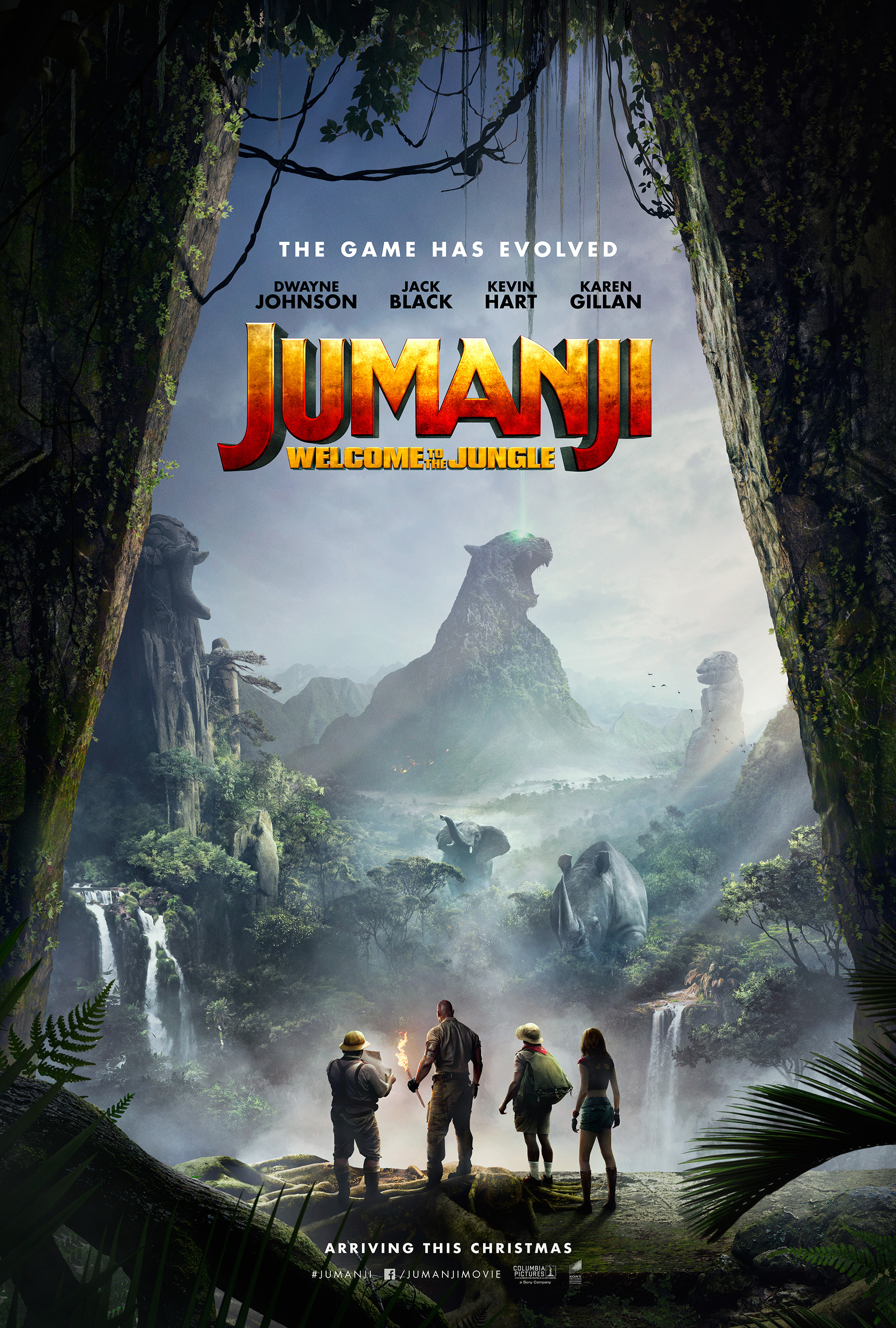 Jumanji Welcome To The Jungle Cast Wallpapers