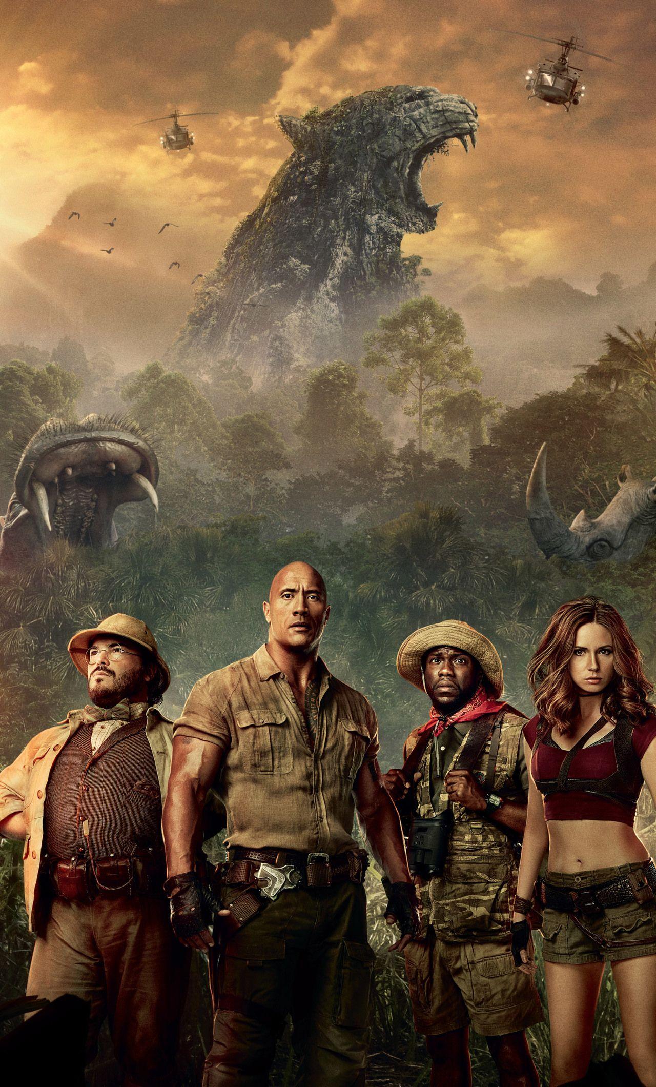 Jumanji Welcome To The Jungle Cast Wallpapers