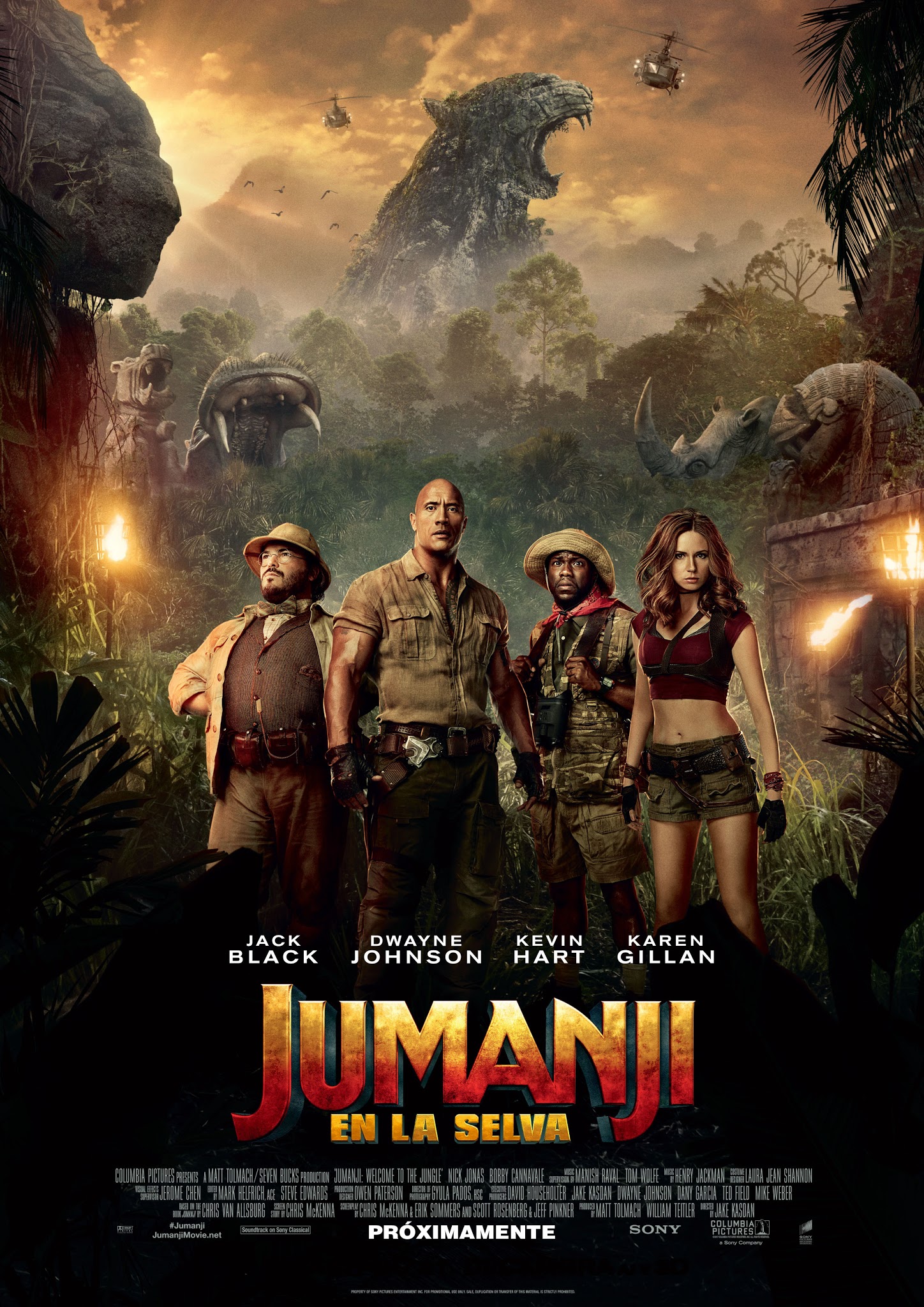 Jumanji Welcome To The Jungle Poster Wallpapers