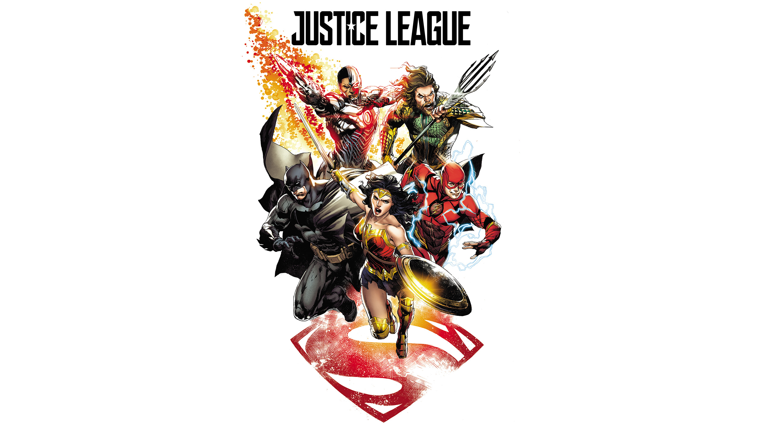 Justice League Comic Art Poster Wallpapers