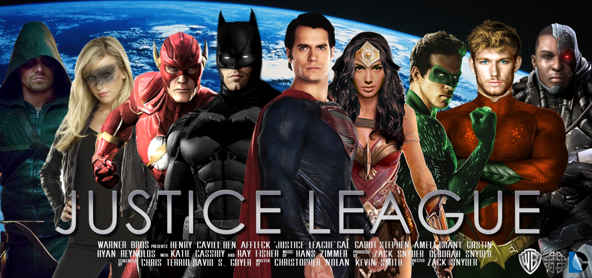 Justice League Fan Made Poster Wallpapers