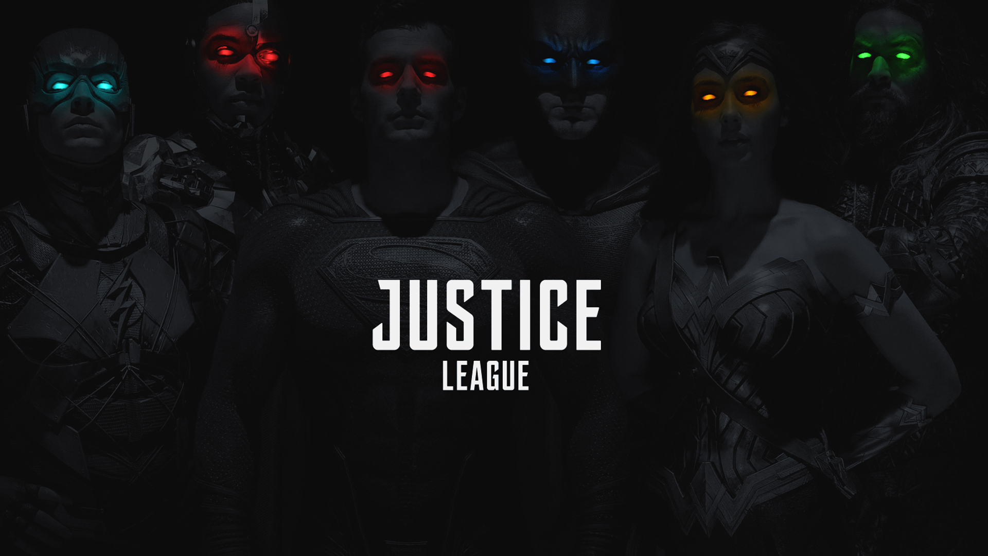 Justice League Monochrome Wallpapers
