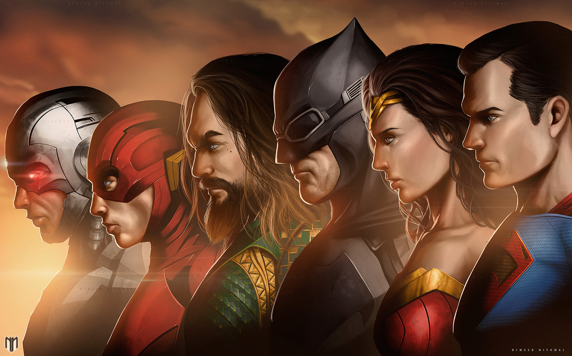 Justice League Poster Artwork Wallpapers