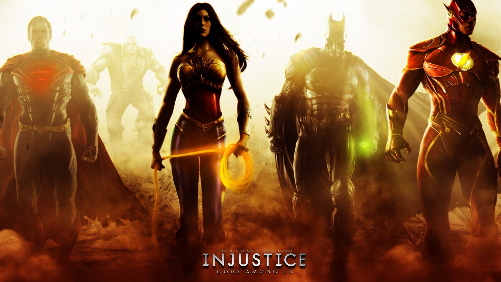 Justice League Wonder Woman Flash And Batman Wallpapers