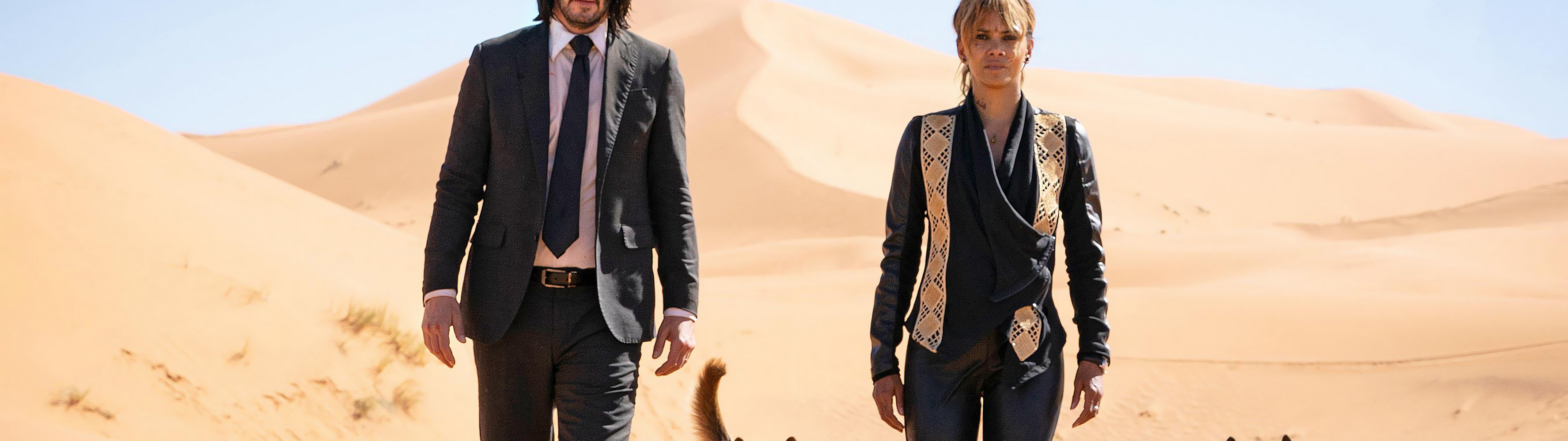 Keanu Reeves And Halle Berry In John Wick 3 Movie Wallpapers