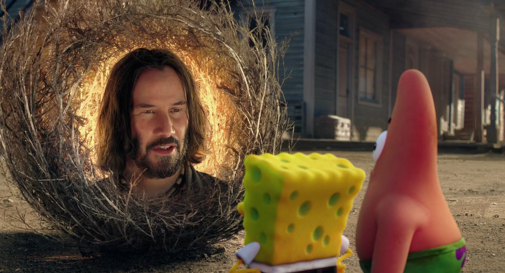 Keanu Reeves Spongebob Movie Wallpapers