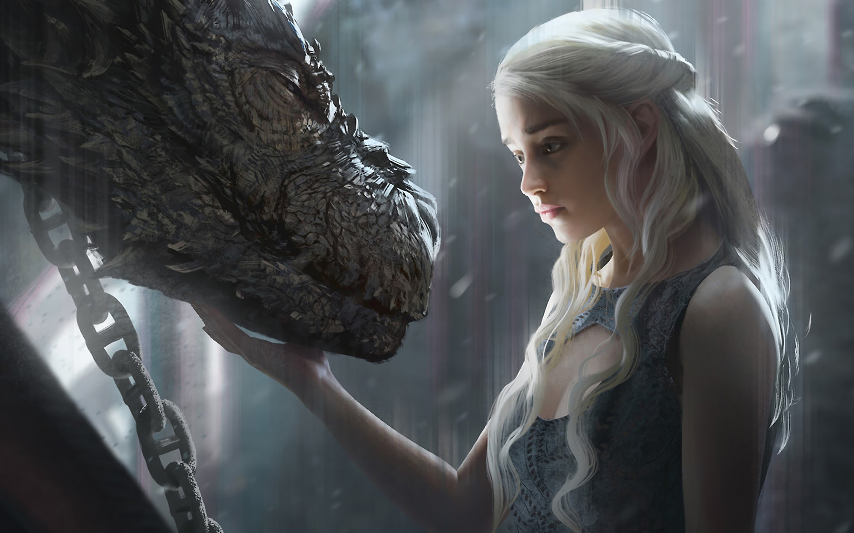 Khaleesi With Dragon Game Of Thrones Wallpapers