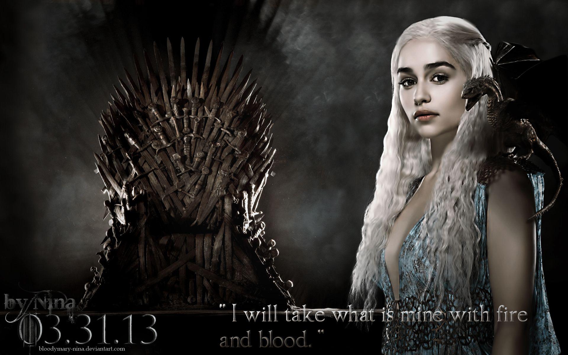 Khaleesi With Dragon Game Of Thrones Wallpapers