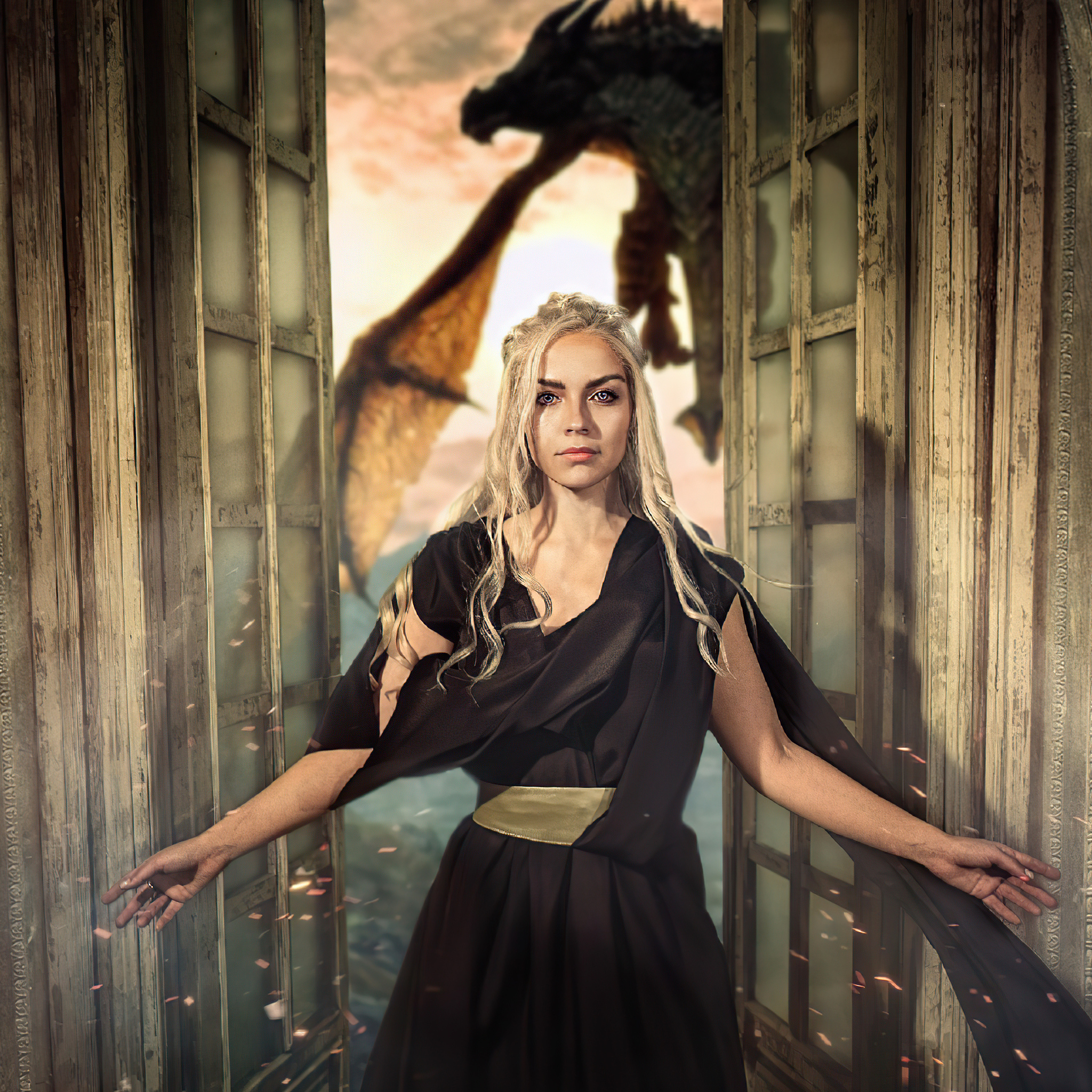 Khaleesi With Dragon Game Of Thrones Wallpapers