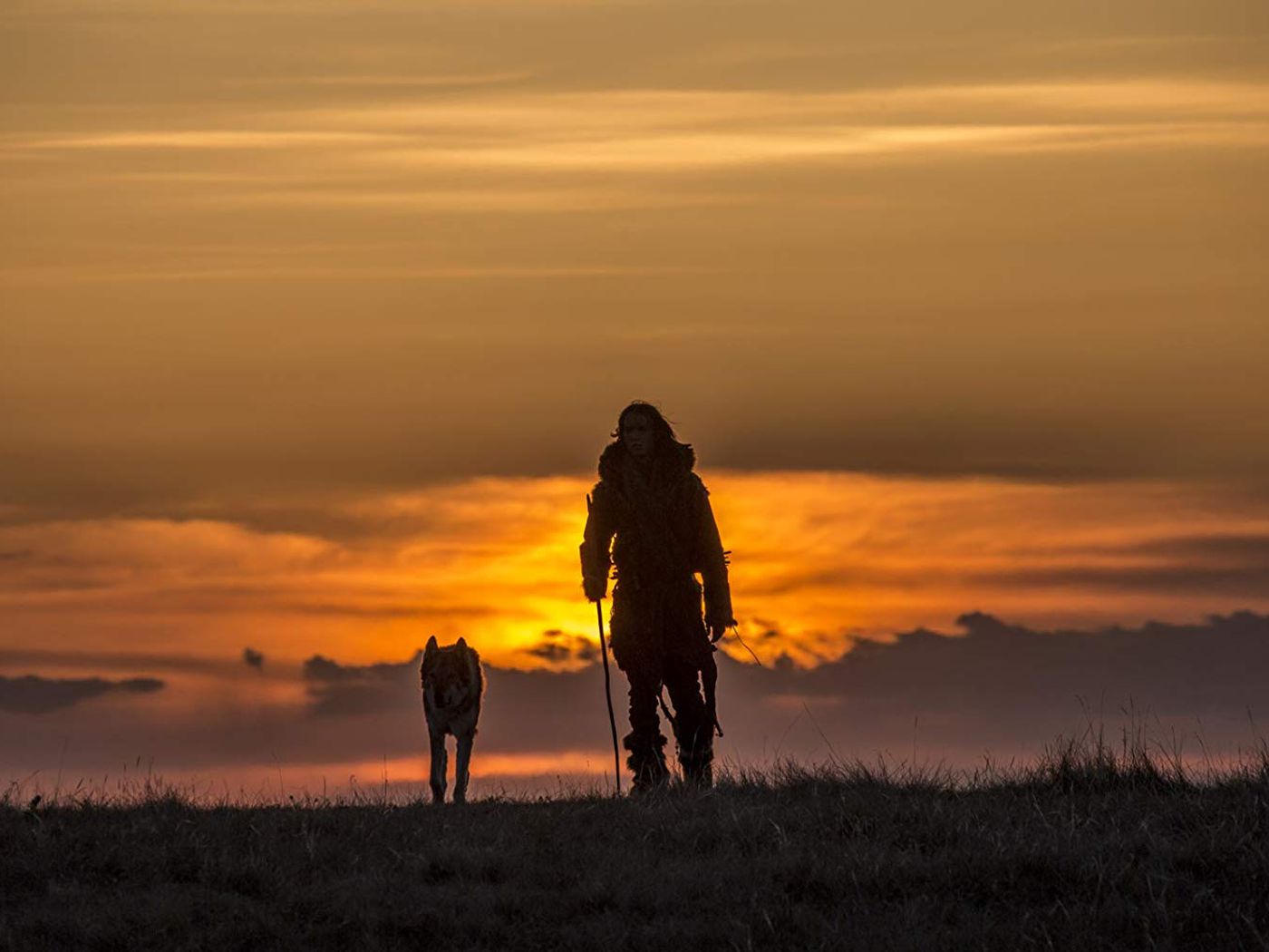 Kodi Smit-Mcphee And Wolf Still From Alpha 2018 Movie Wallpapers