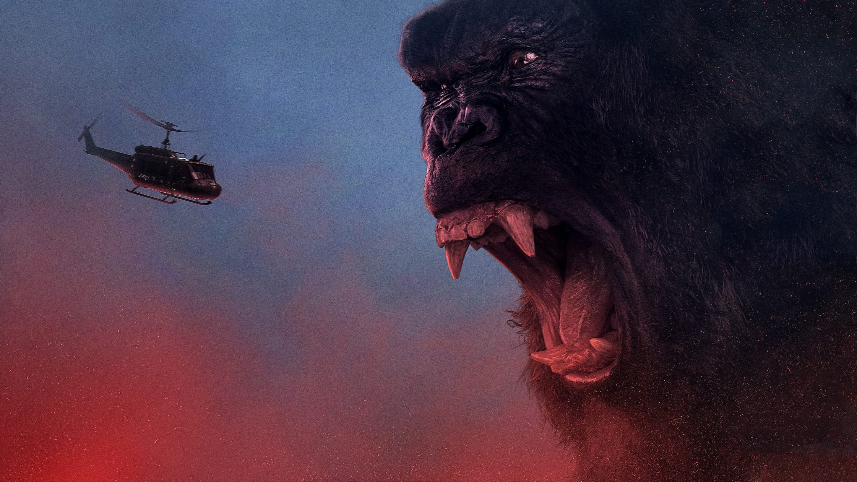 Kong Skull Island All Hail The King 4K Godzilla Wallpapers