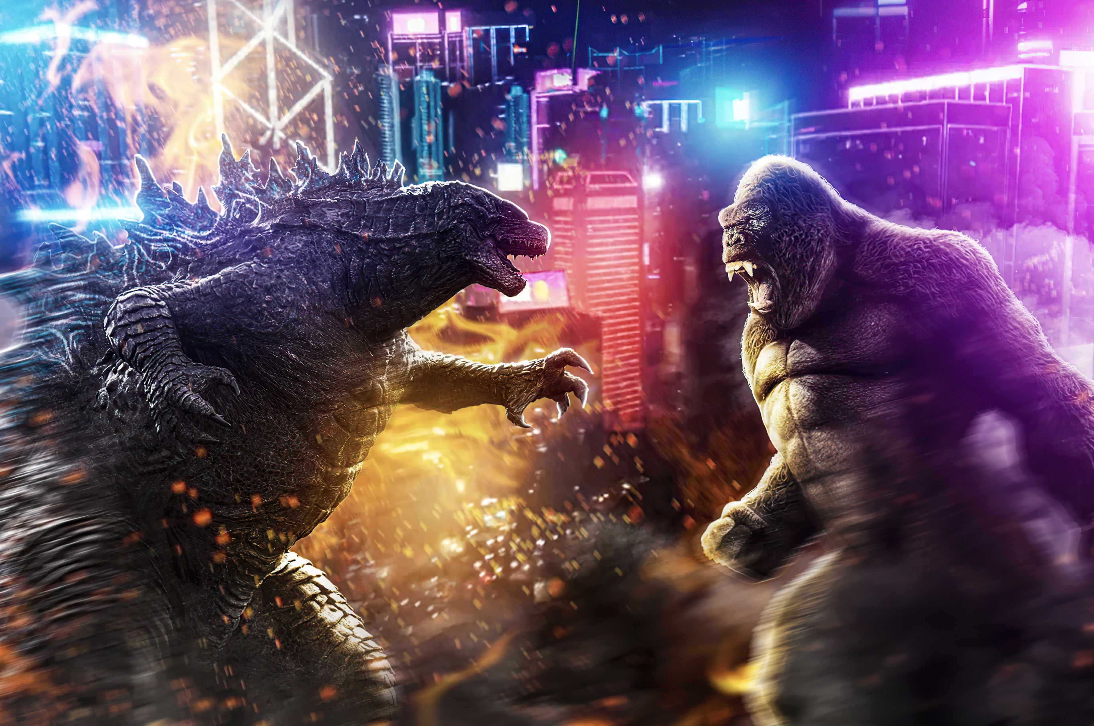 Kong Skull Island All Hail The King 4K Godzilla Wallpapers