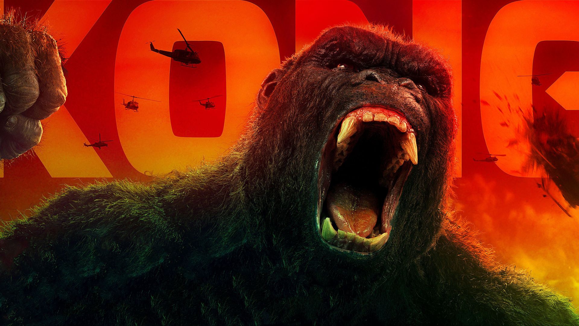 Kong Skull Island Minimal Wallpapers