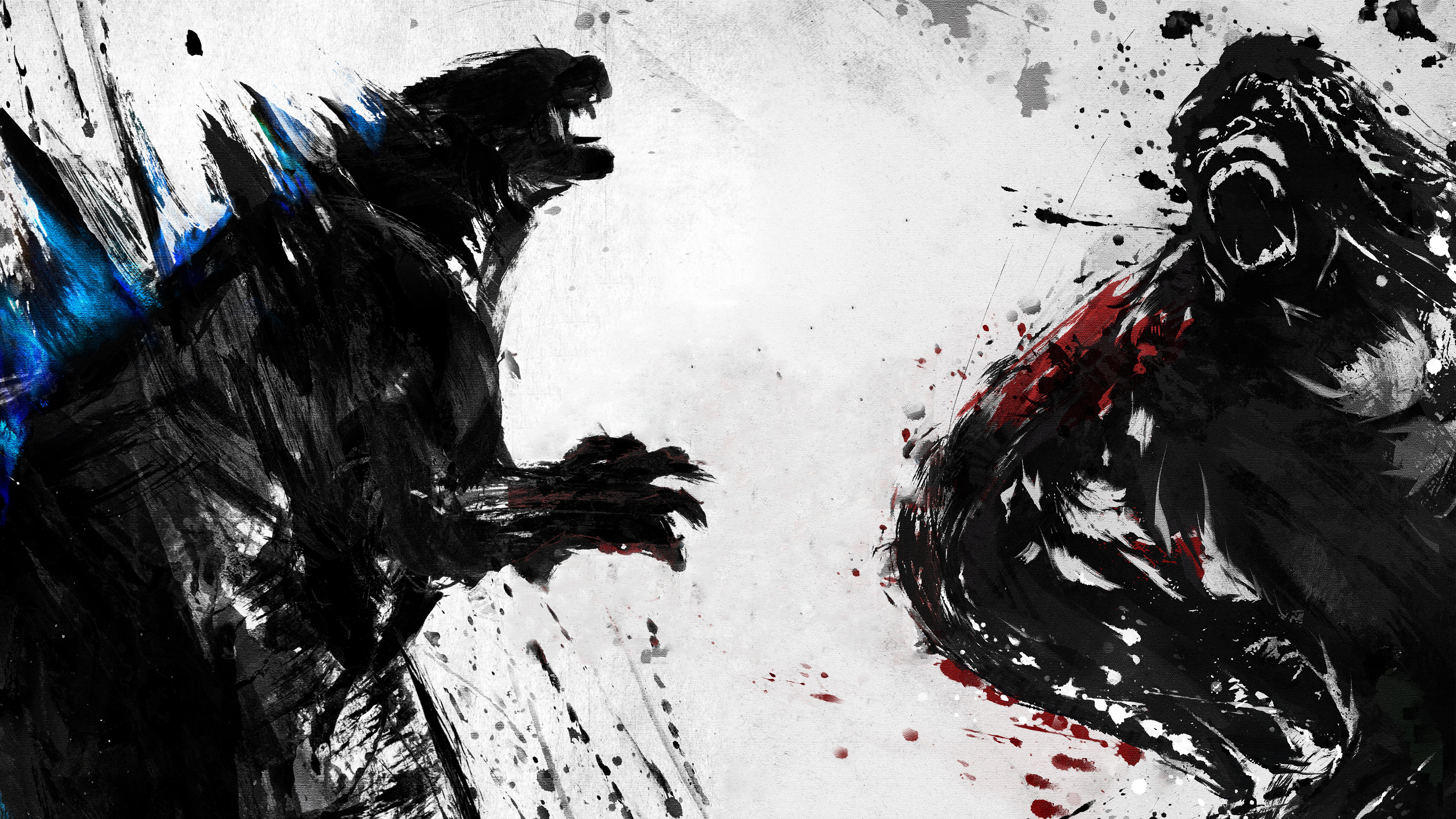 Kong V Godzilla 4K Art Wallpapers