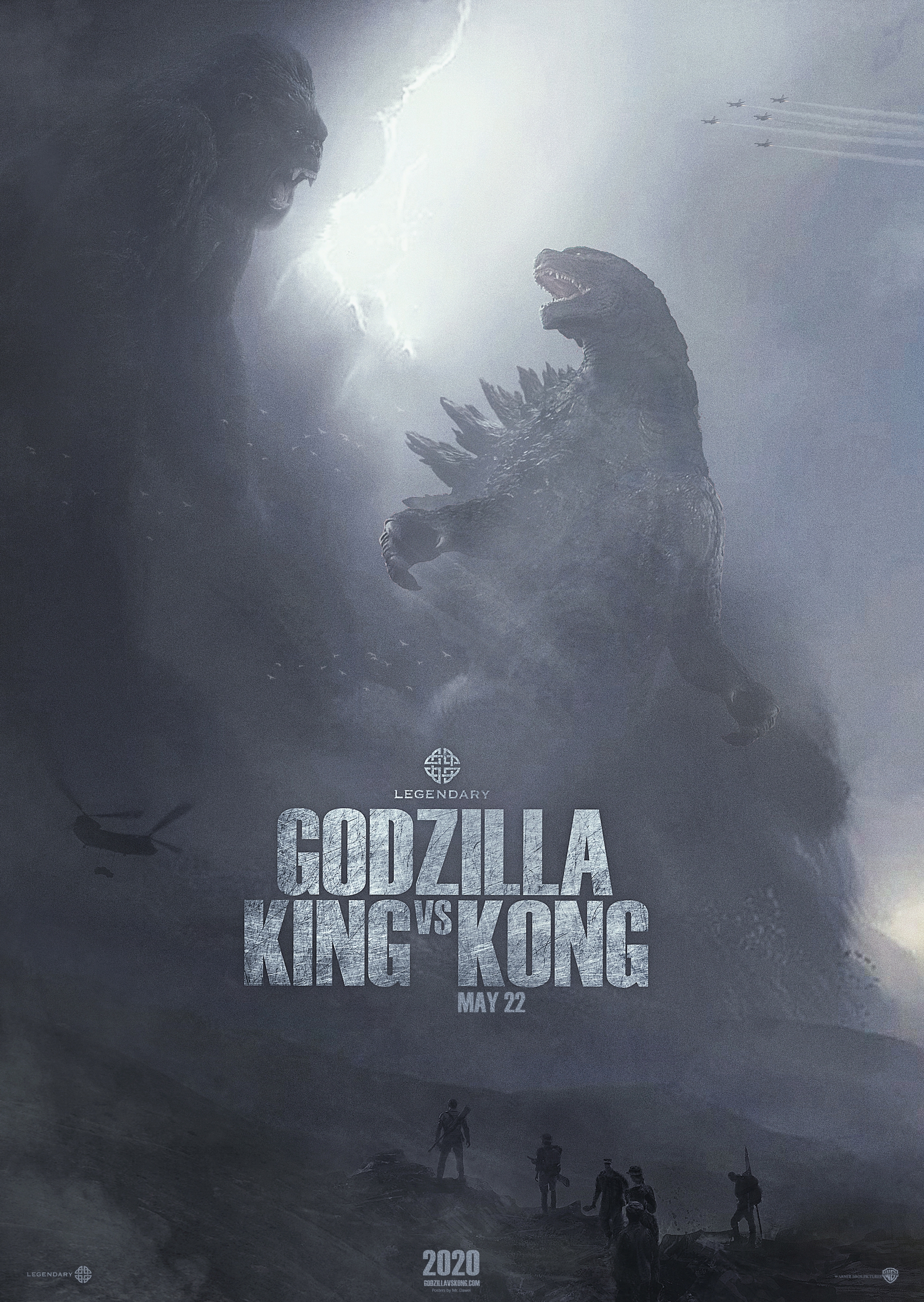 Kong Vs Godzilla Poster Wallpapers