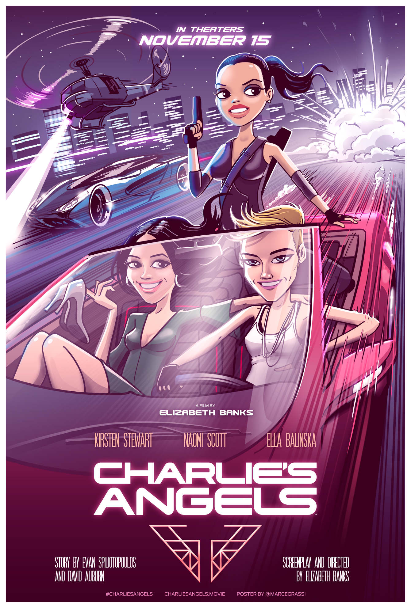 Kristen Stewart In Charlie'S Angels Movie Wallpapers