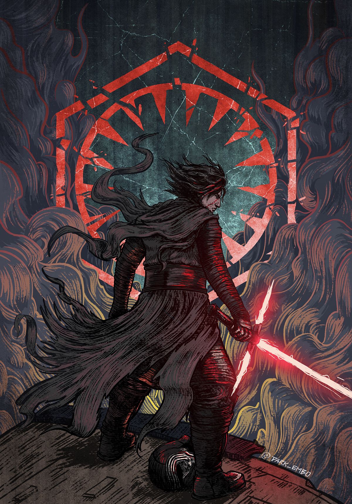 Kylo Ren Star Wars Artistic Wallpapers